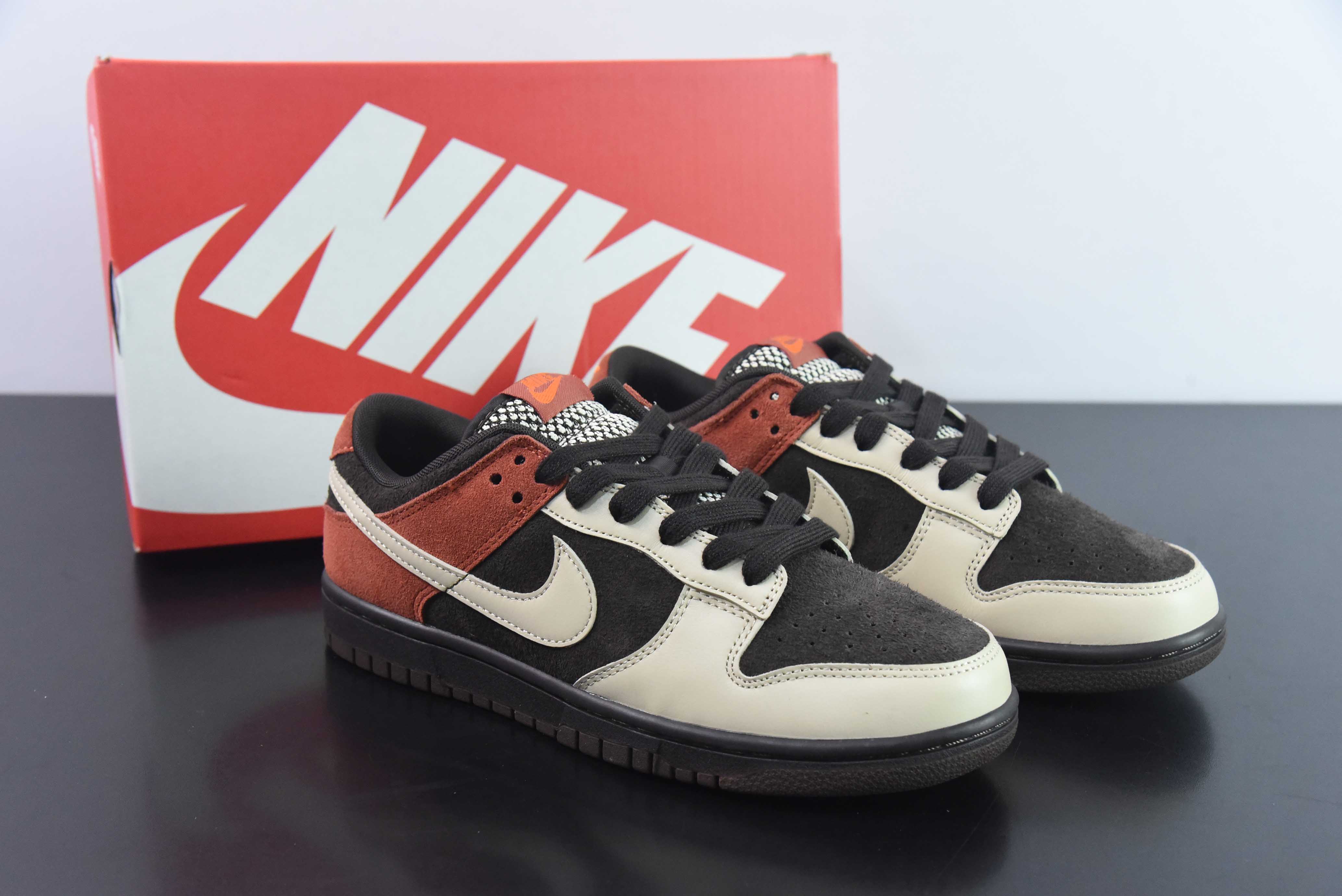 Nike Dunk Low "Red Panda"小熊猫 棕黑运动鞋 货号:FV0395 200