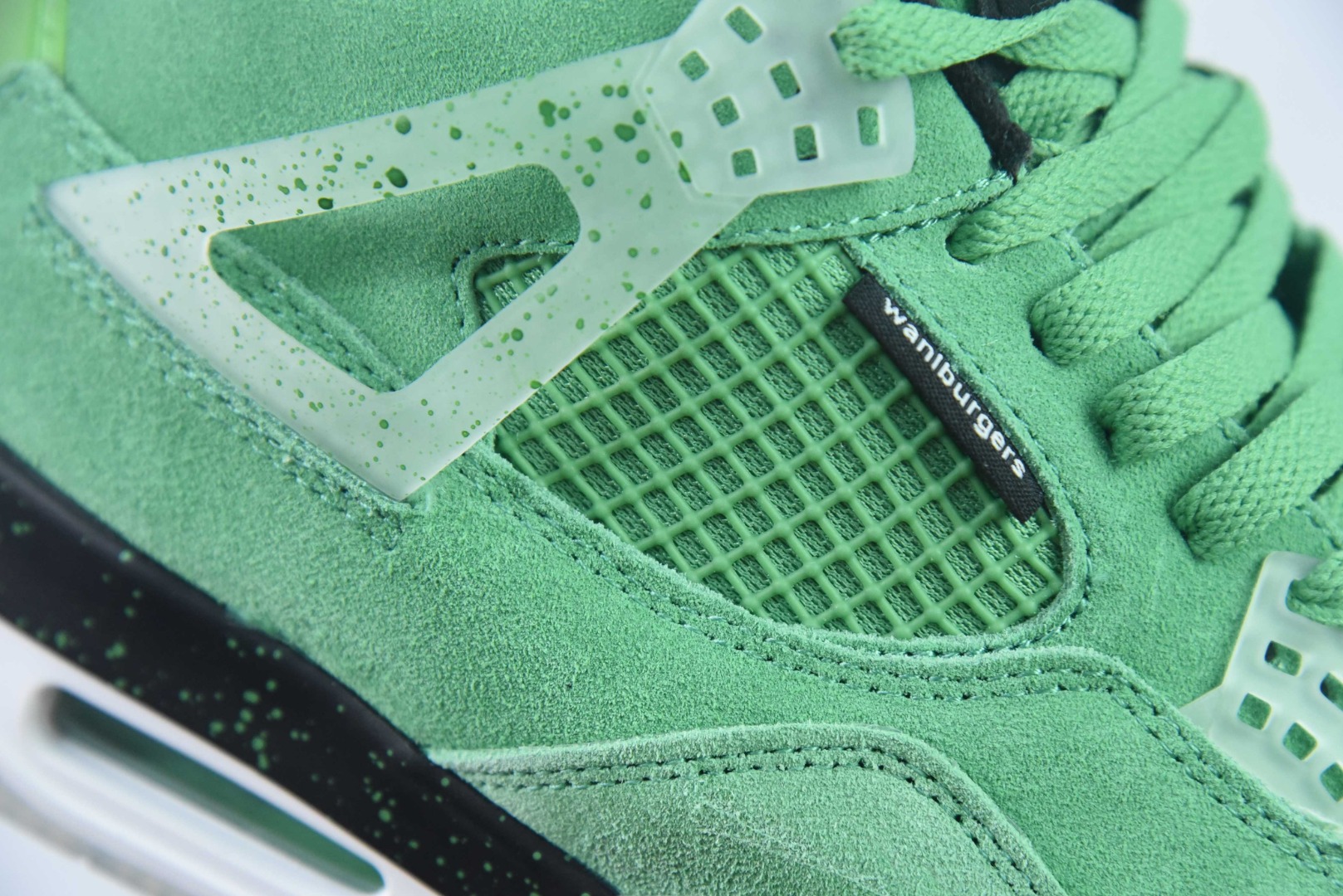 Air Jordan 4 AJ4 乔丹4代篮球鞋/绿色 沃尔伯格