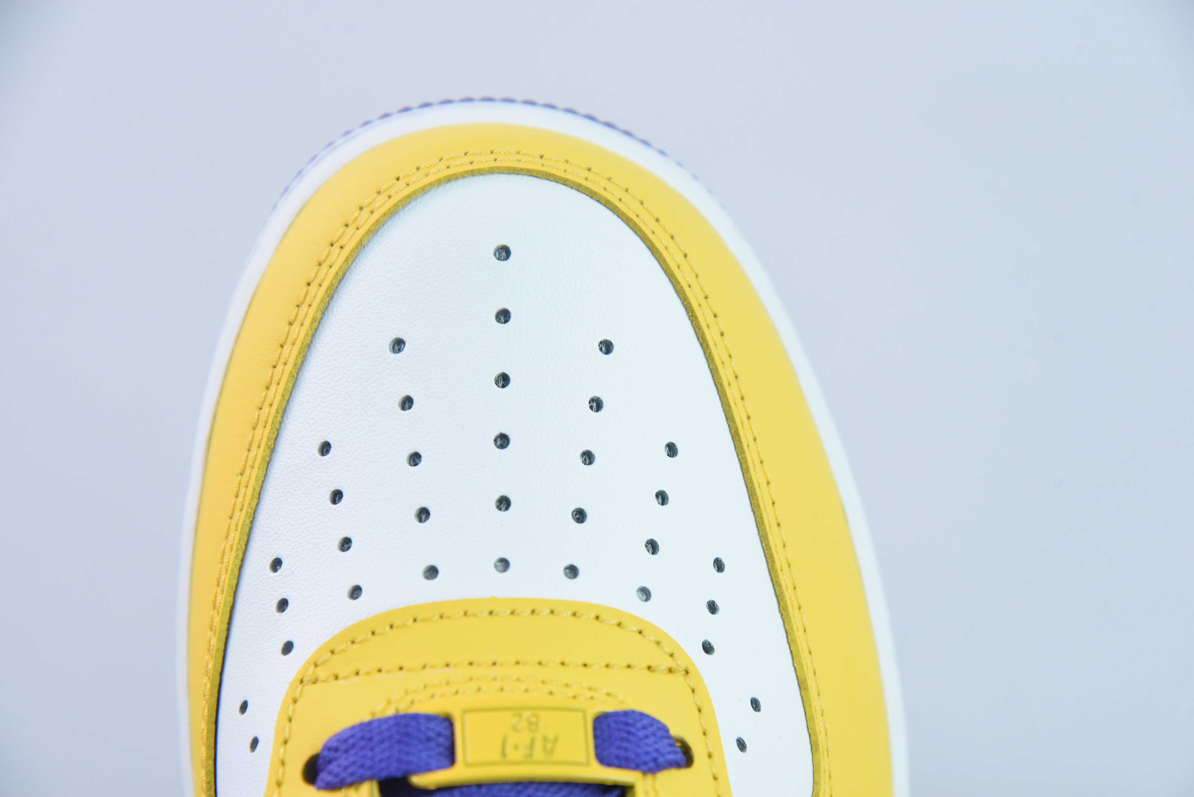 NK Air Force 1 Low Retro QS 空军一号低帮 白紫黄 紫金湖人货号:FZ1151-100