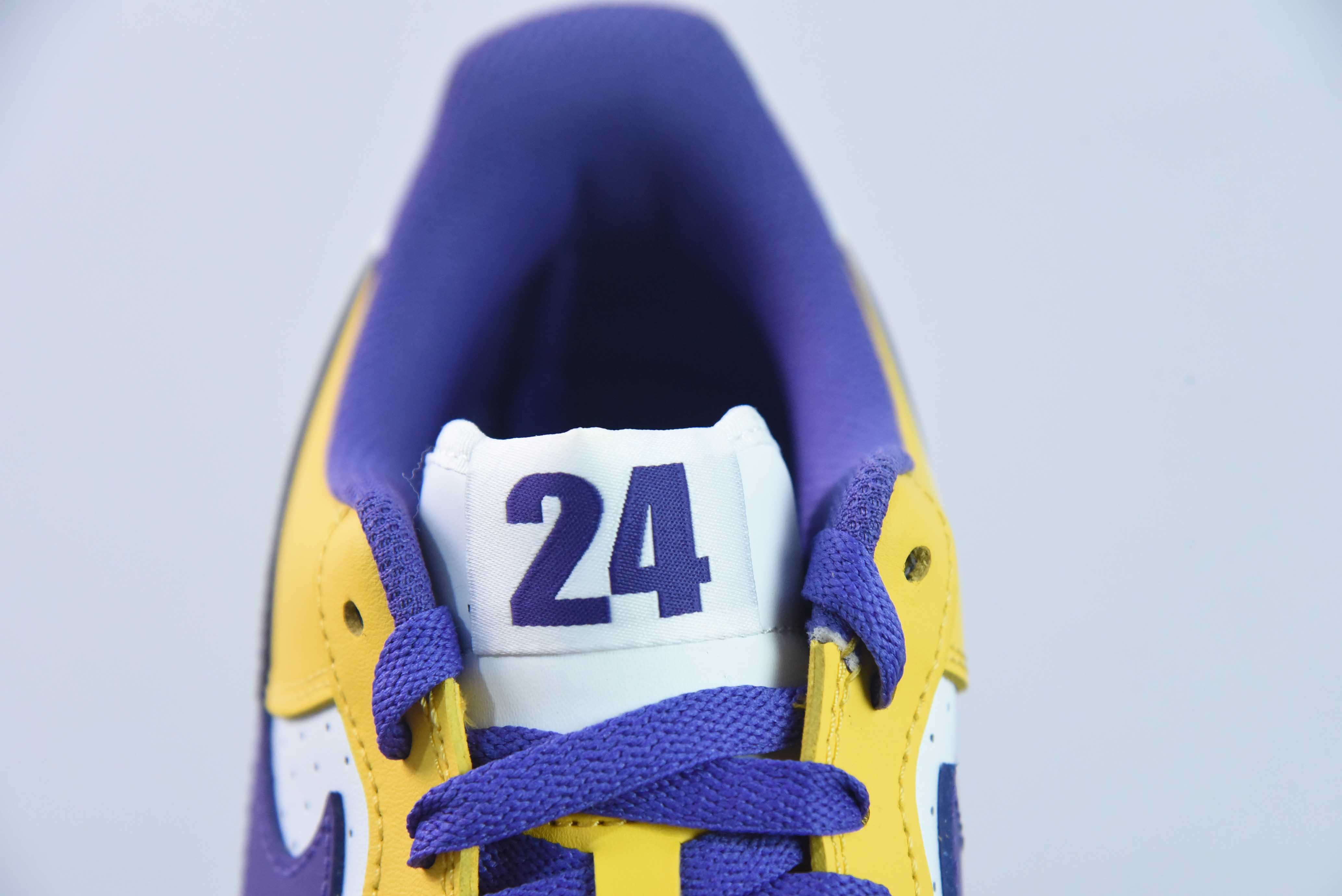 NK Air Force 1 Low Retro QS 空军一号低帮 白紫黄 紫金湖人货号:FZ1151-100