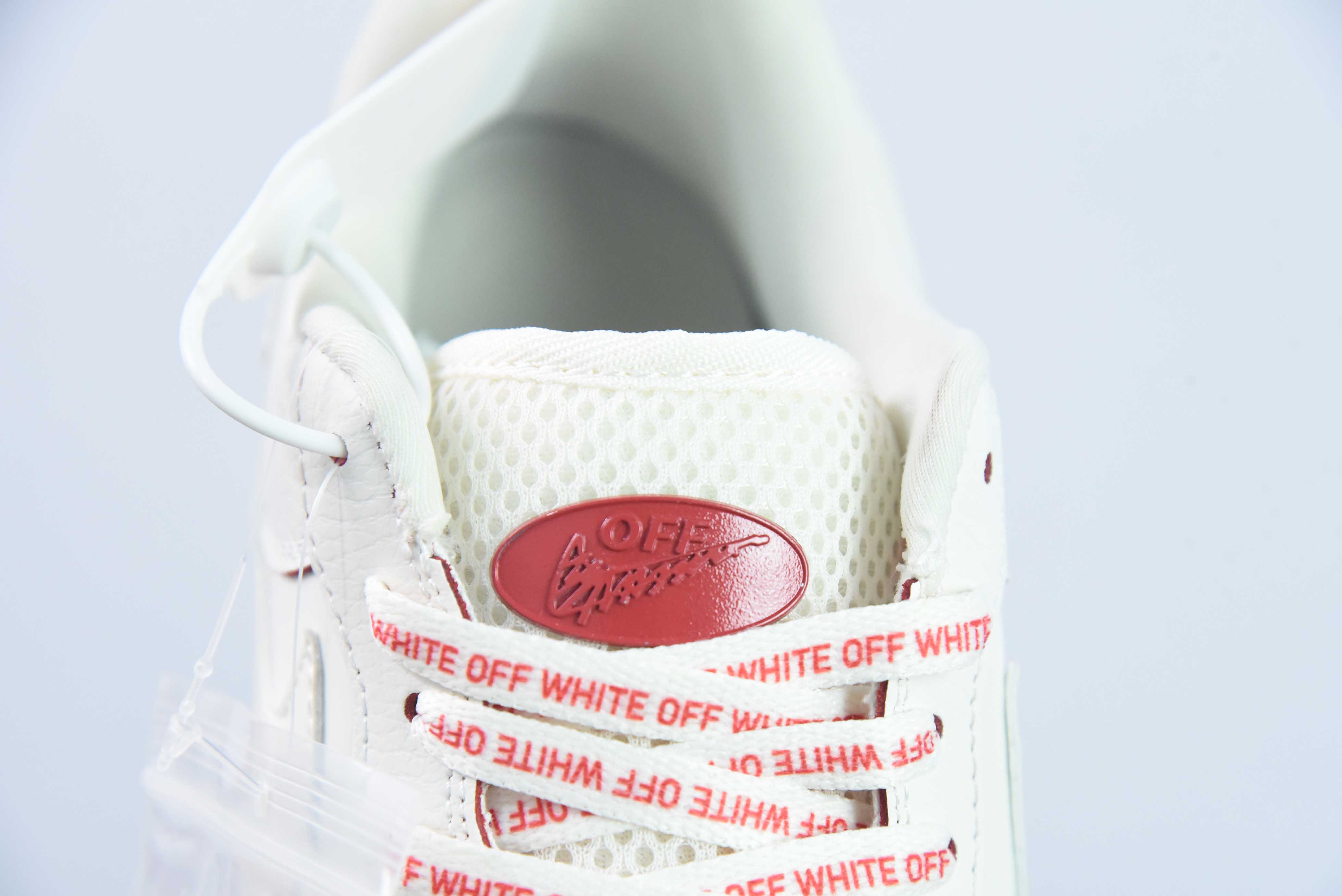 Nike Air Force 1 Low 07 x OFF WHITE 联名白红货号：PF9055 767