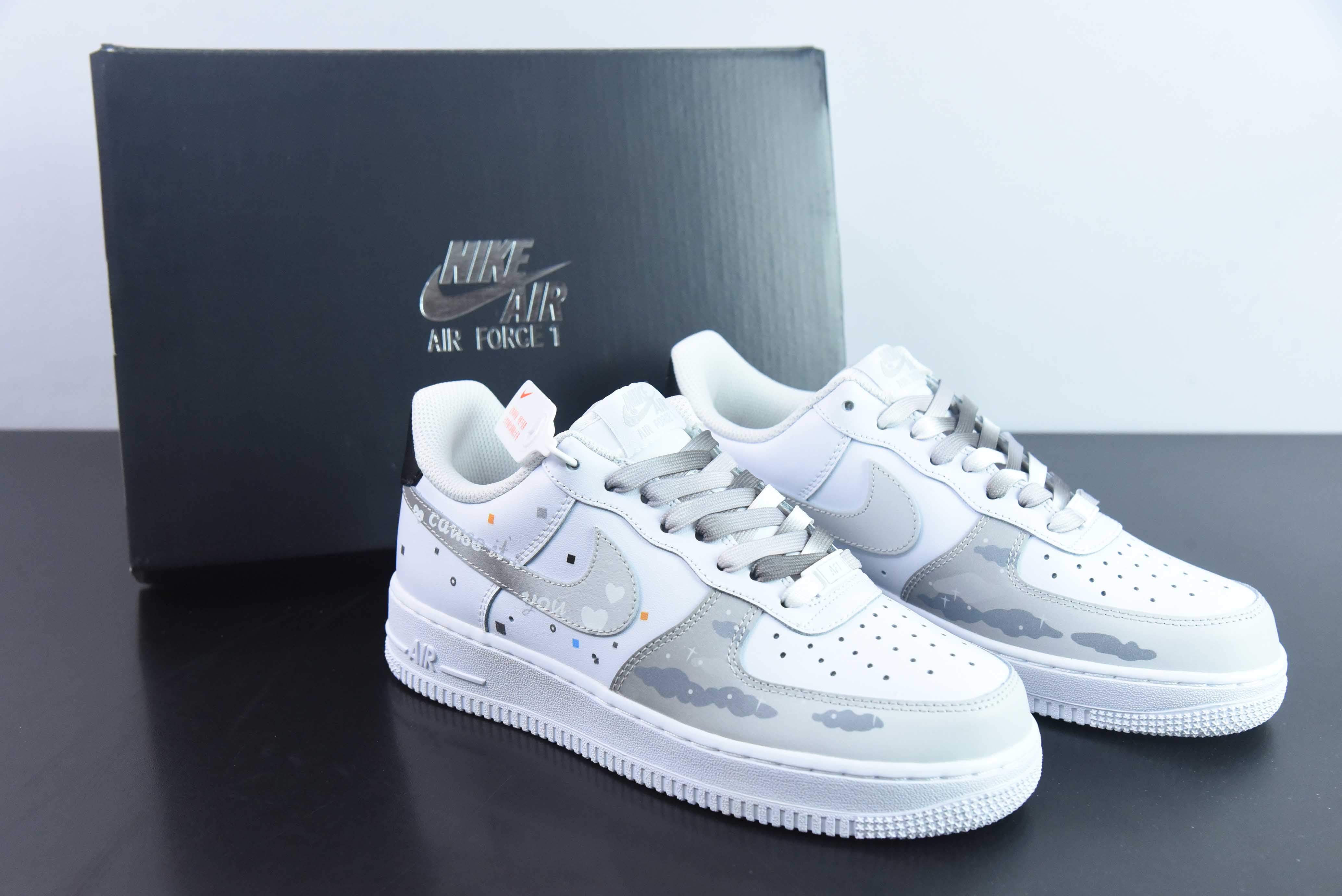 Nike Air Force 1 Low 07 定制解构云朵棉花糖 货号：CW2288 312