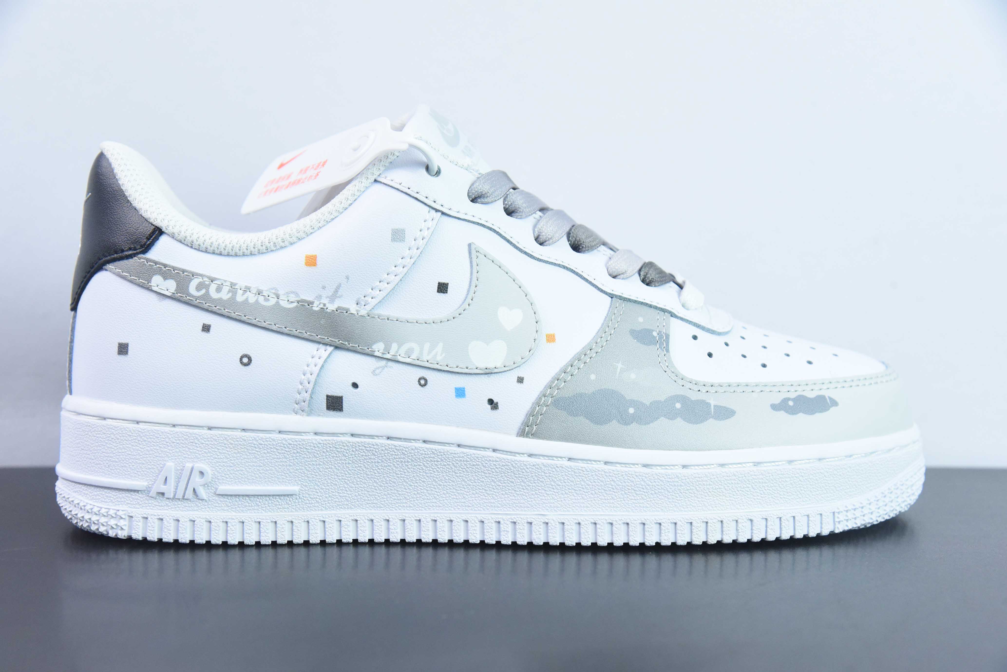 Nike Air Force 1 Low 07 定制解构云朵棉花糖 货号：CW2288 312