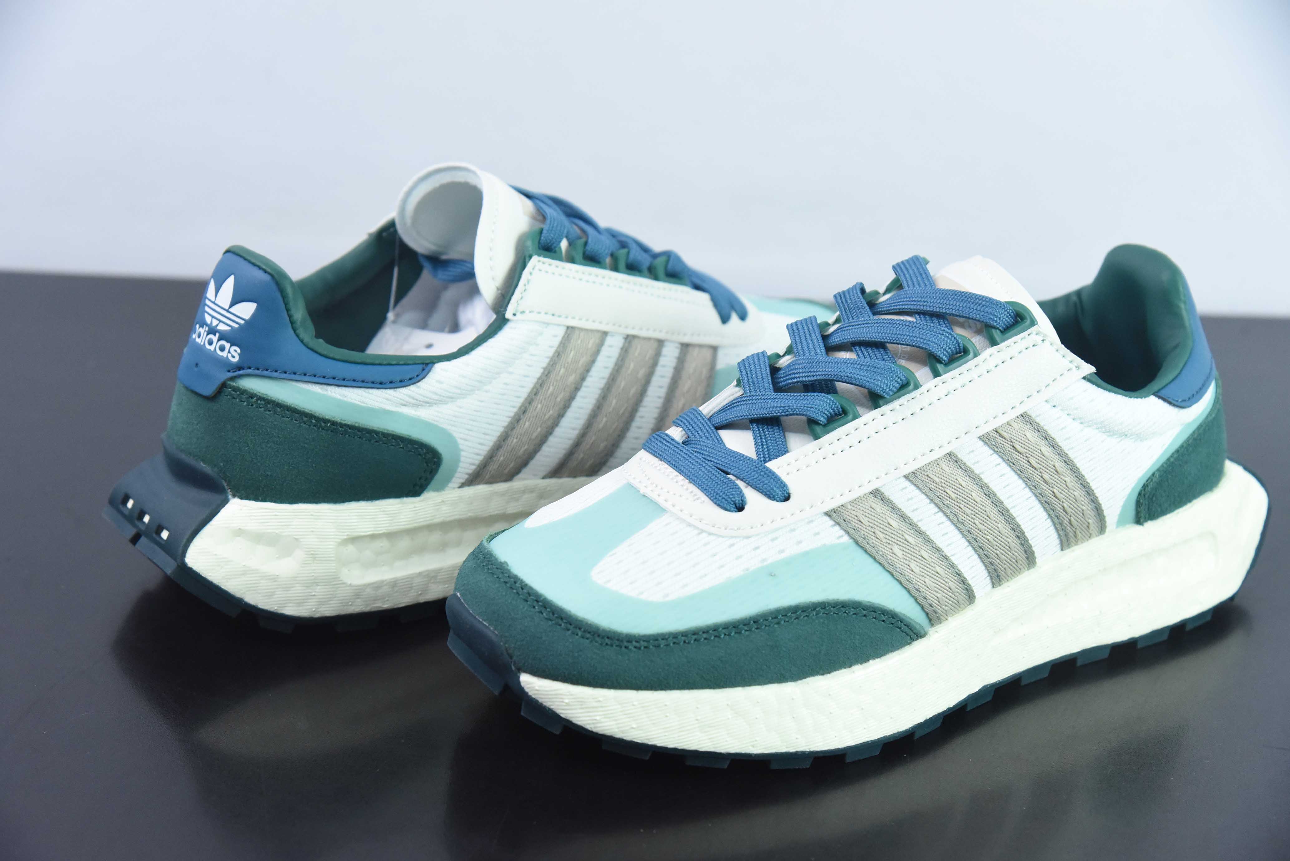 Adidas Originals Retropy Boost E5系列复古赛车原型一代系列爆米花缓震休闲运动慢跑鞋 货号：IF0421