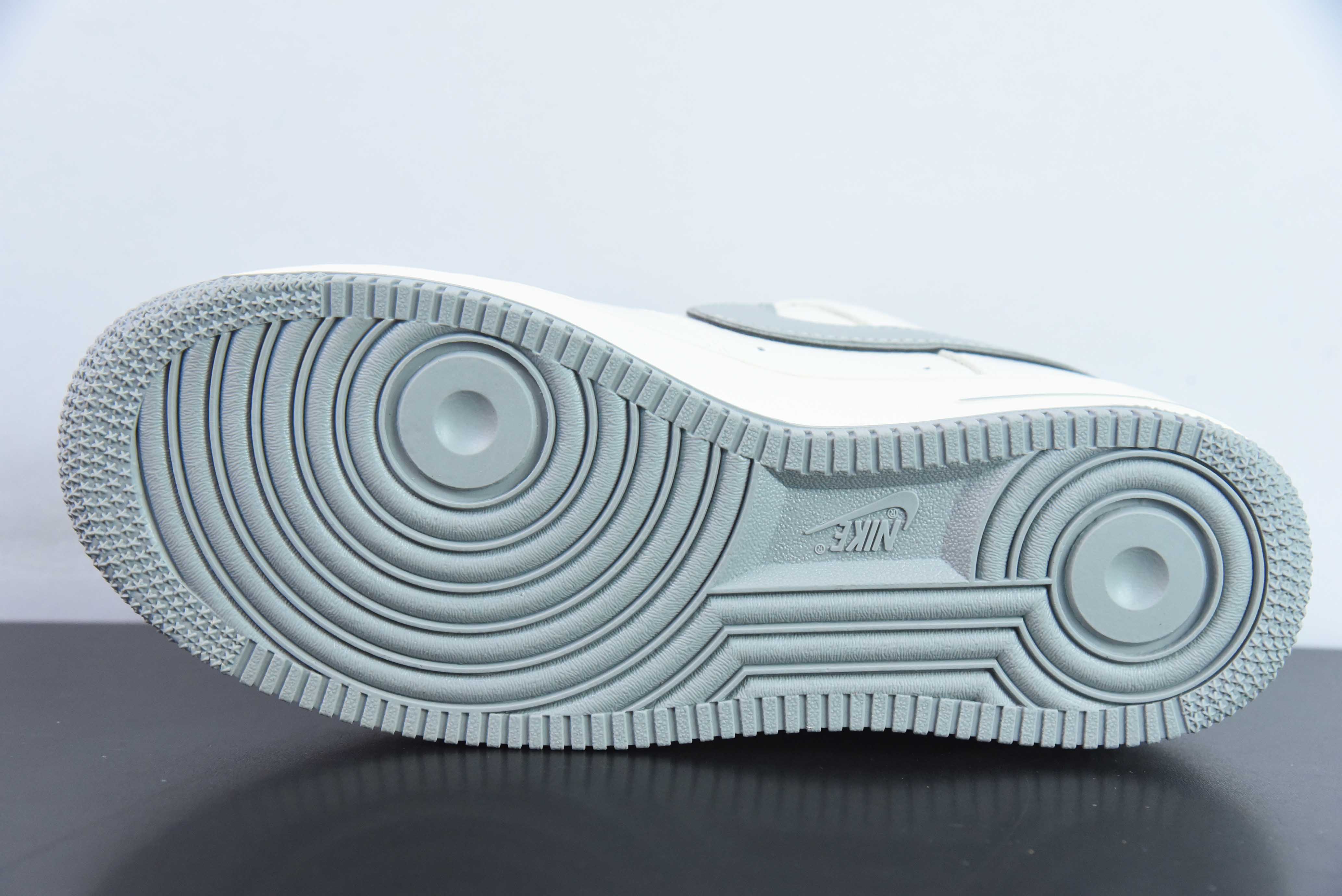 Nike Air Force 1 AF1 空军一号/低帮 白灰 刺绣 货号：HP2369-003