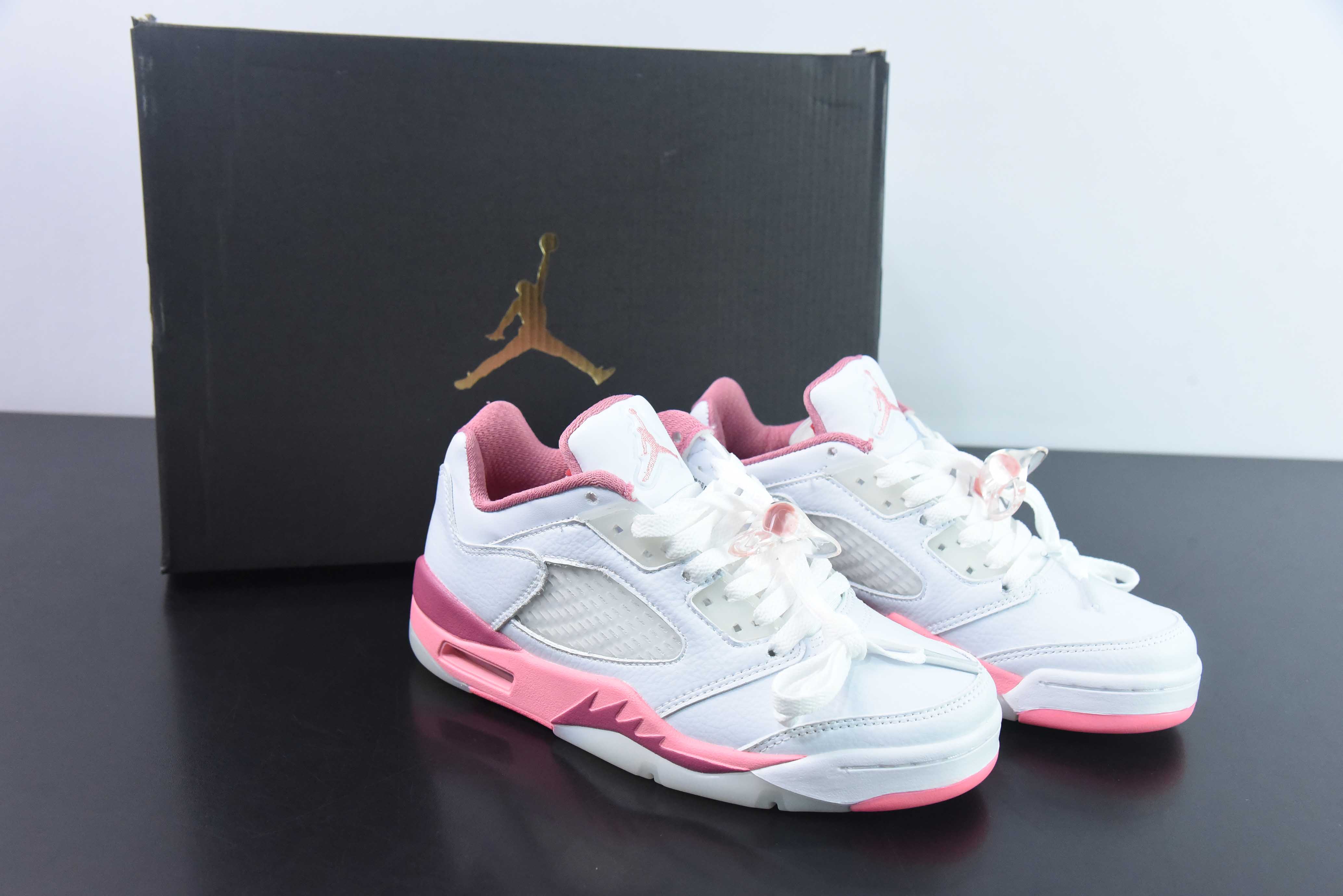 Air Jordan 5 Crafted For Her 白粉 货号:DX4390-116 aj5白粉低帮