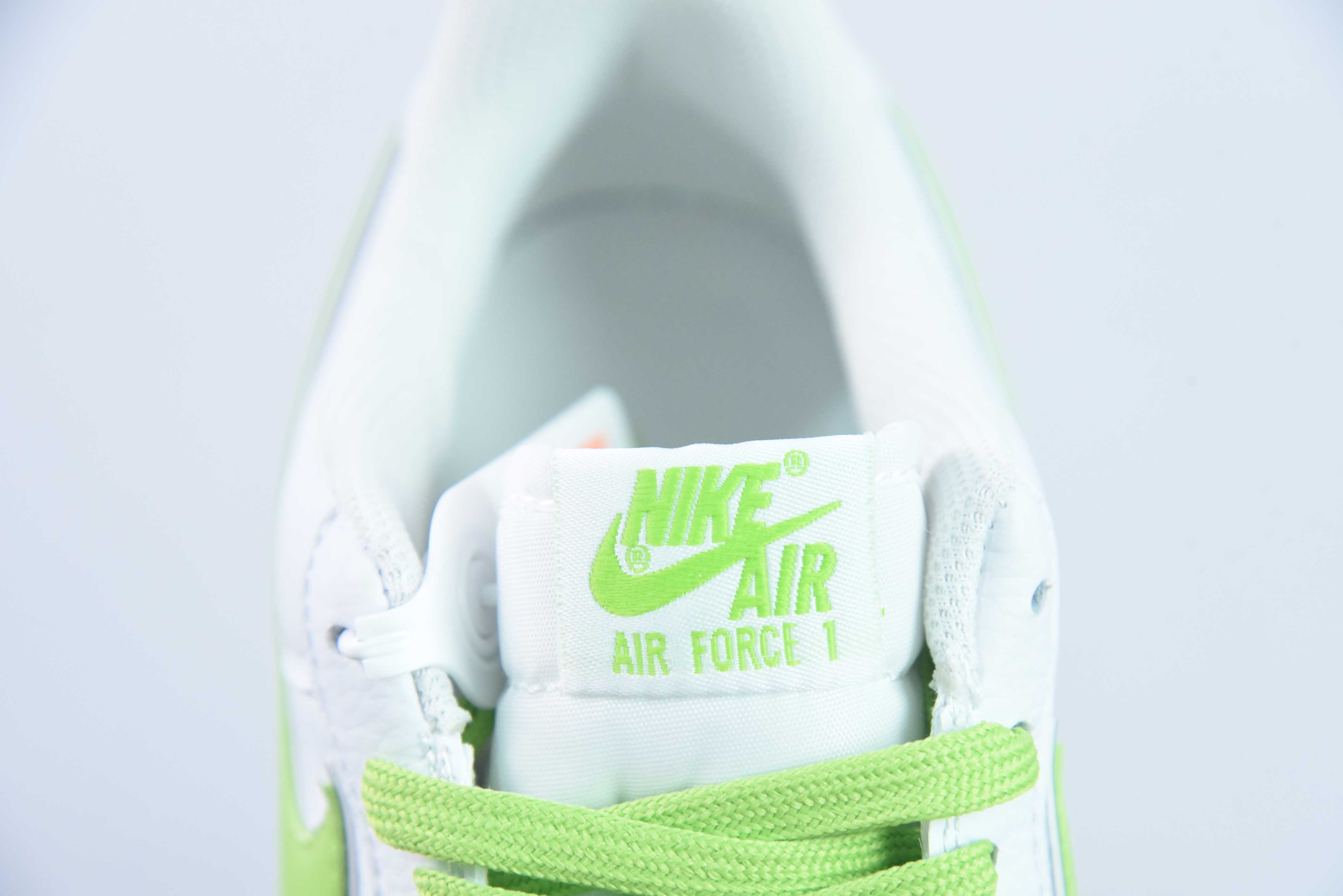 Nike Air Force 1´07 Low"White/Apple Green"空军一号“白苹果绿斯图西刺绣小钩”CW2288-111