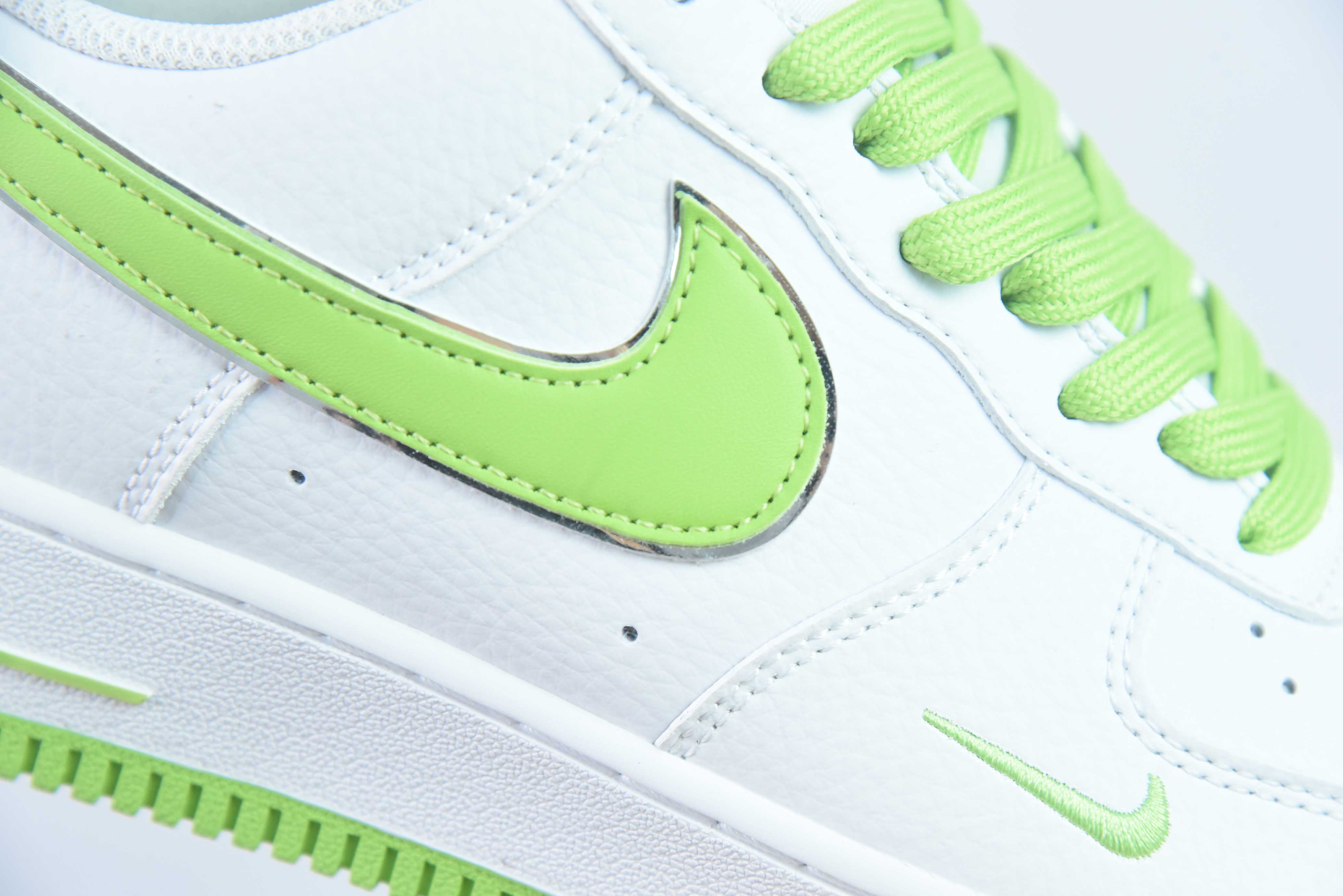 Nike Air Force 1´07 Low"White/Apple Green"空军一号“白苹果绿斯图西刺绣小钩”CW2288-111