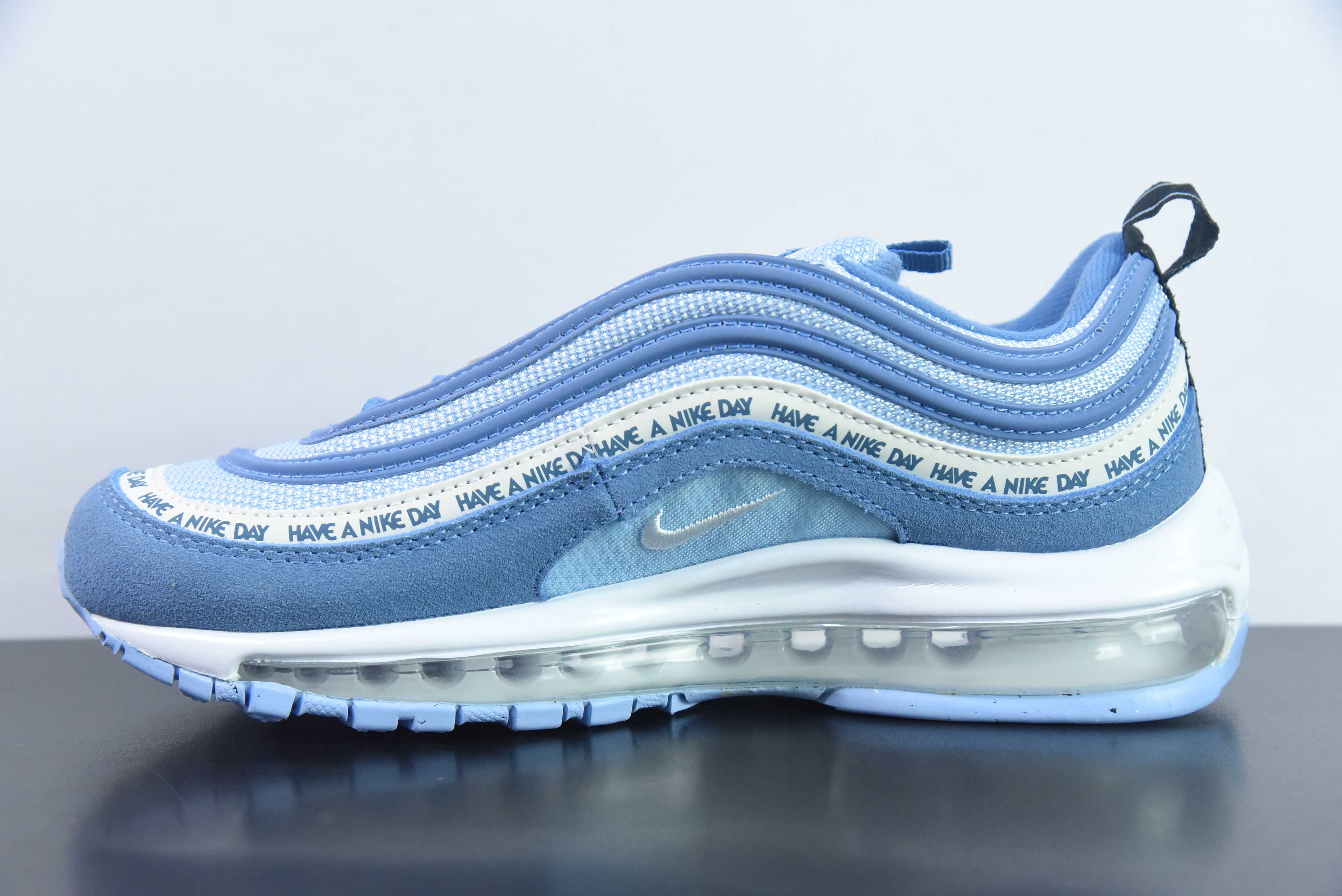 NK Air Max 97 OG 子弹 雾霾蓝笑脸 货号：BQ9130-400