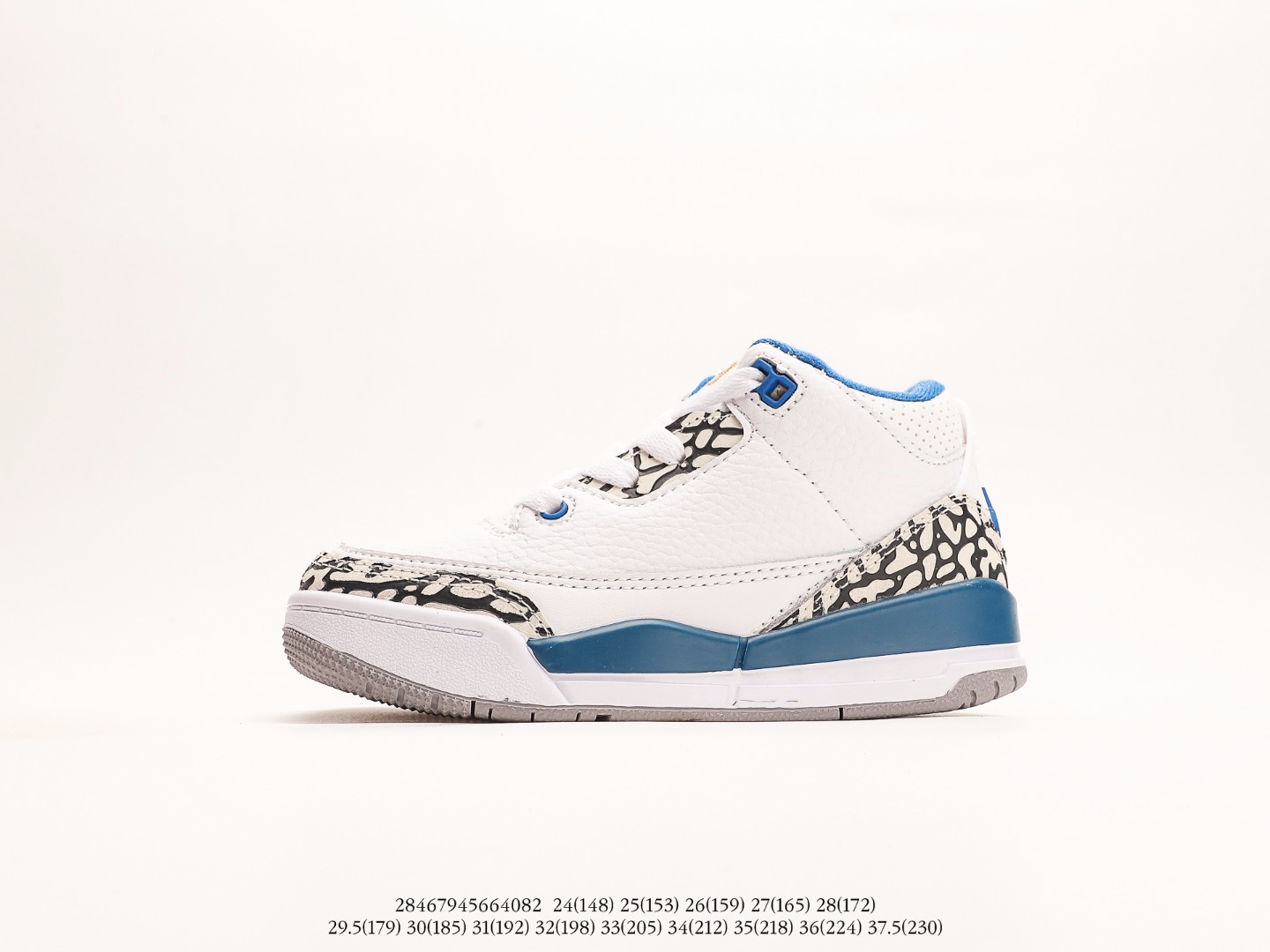 Children's Shoes Jordan Air Jordan 3 Retro AJ3 Jordan Sports Retro Culture Casual Children's Shoes H