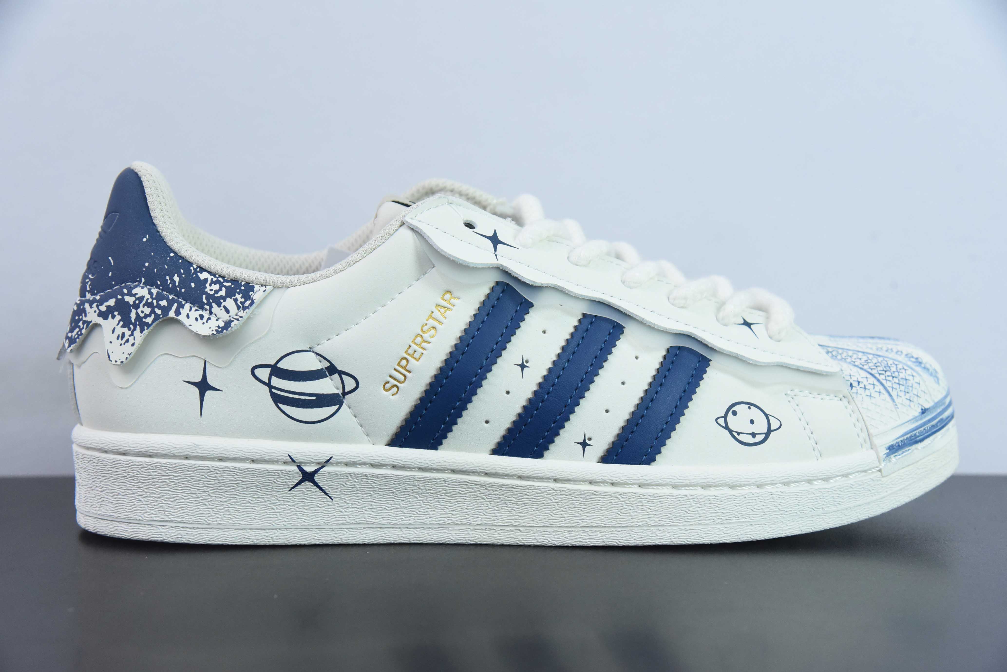 TSSX39679320 Adidas trébol Adidas Originals Superstar cabeza de concha personalizado cambio de color, caña ba…