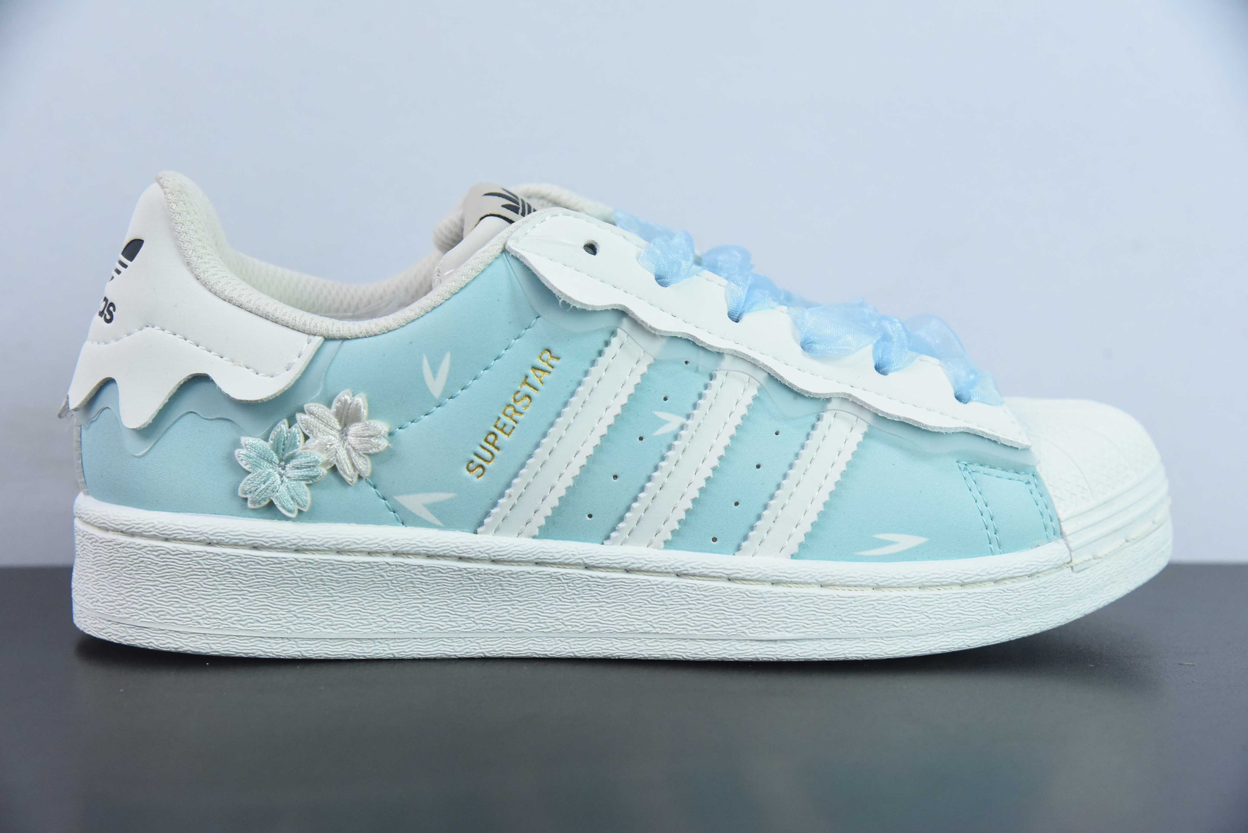 TSSX39679320 Adidas Originals Superstar personalizado cambio de color, clásico de caña baja, versátil, casual…