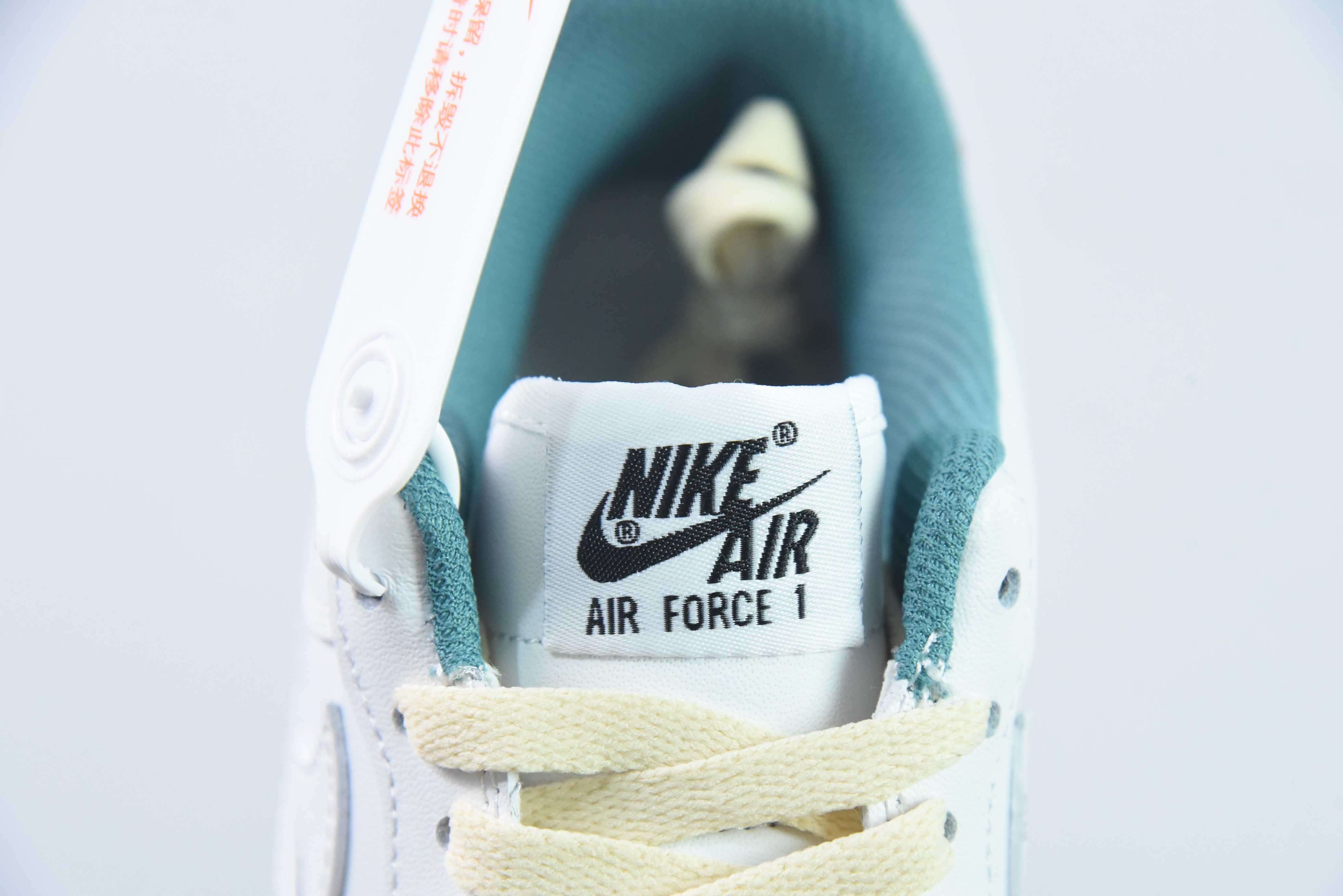 Nike Air Force 1 Low 空军一号低帮百搭休闲运动板鞋 联名白橙 货号:DM0970-111