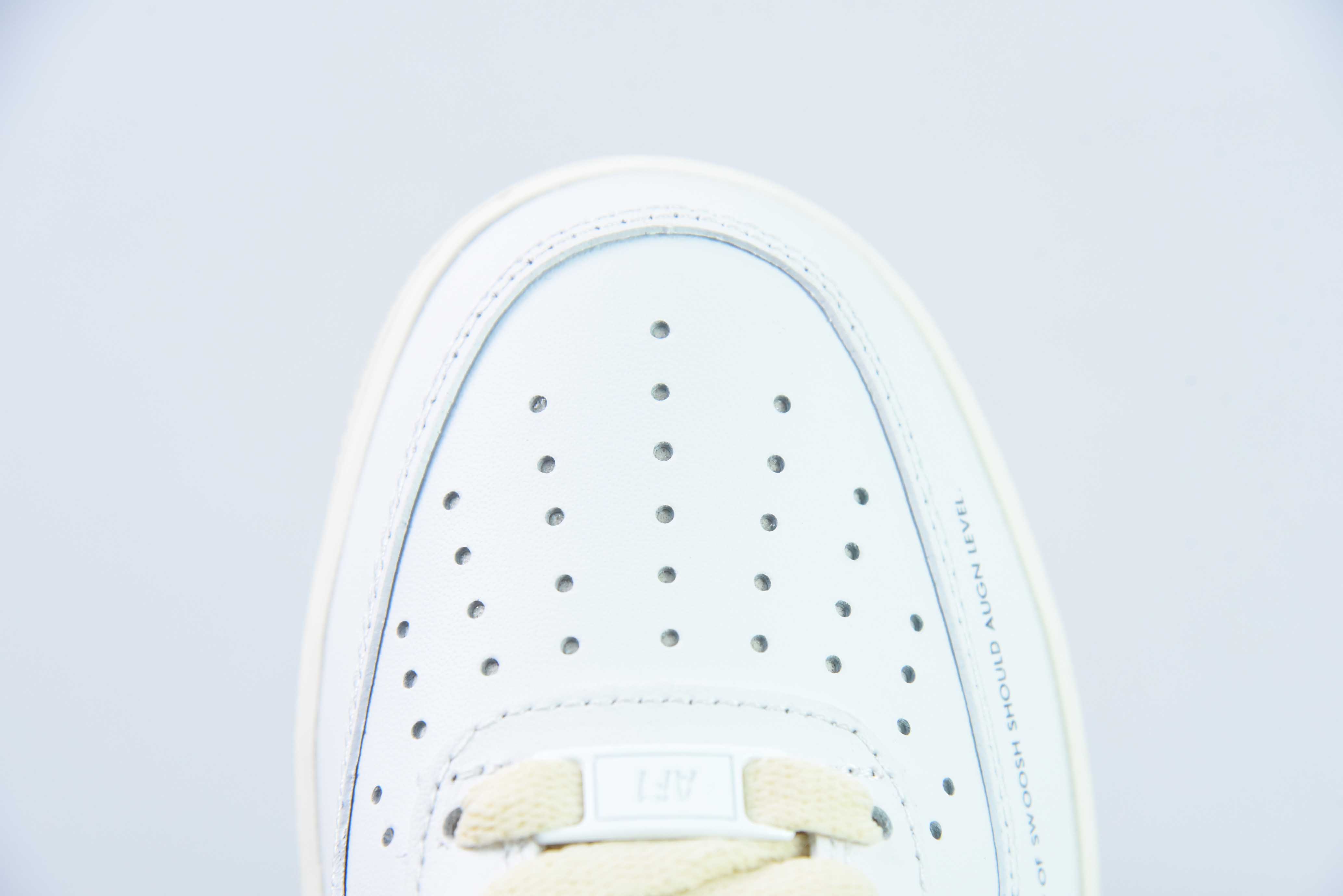 Nike Air Force 1 Low 空军一号低帮百搭休闲运动板鞋 联名白橙 货号:DM0970-111