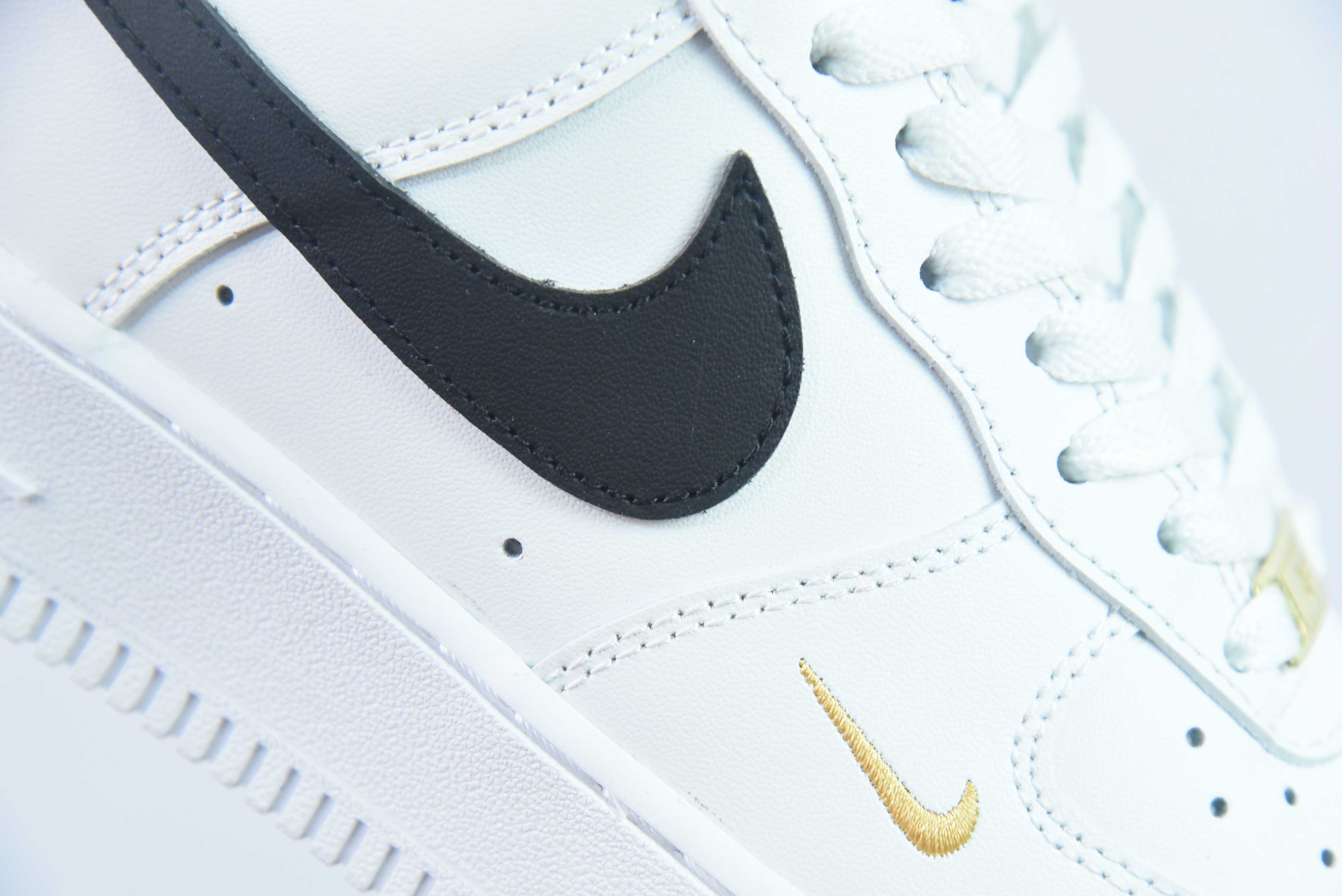 Nike Air Force 1 Low 空军一号低帮百搭休闲运动板鞋 黑色小金钩 货号:CZ0270-102