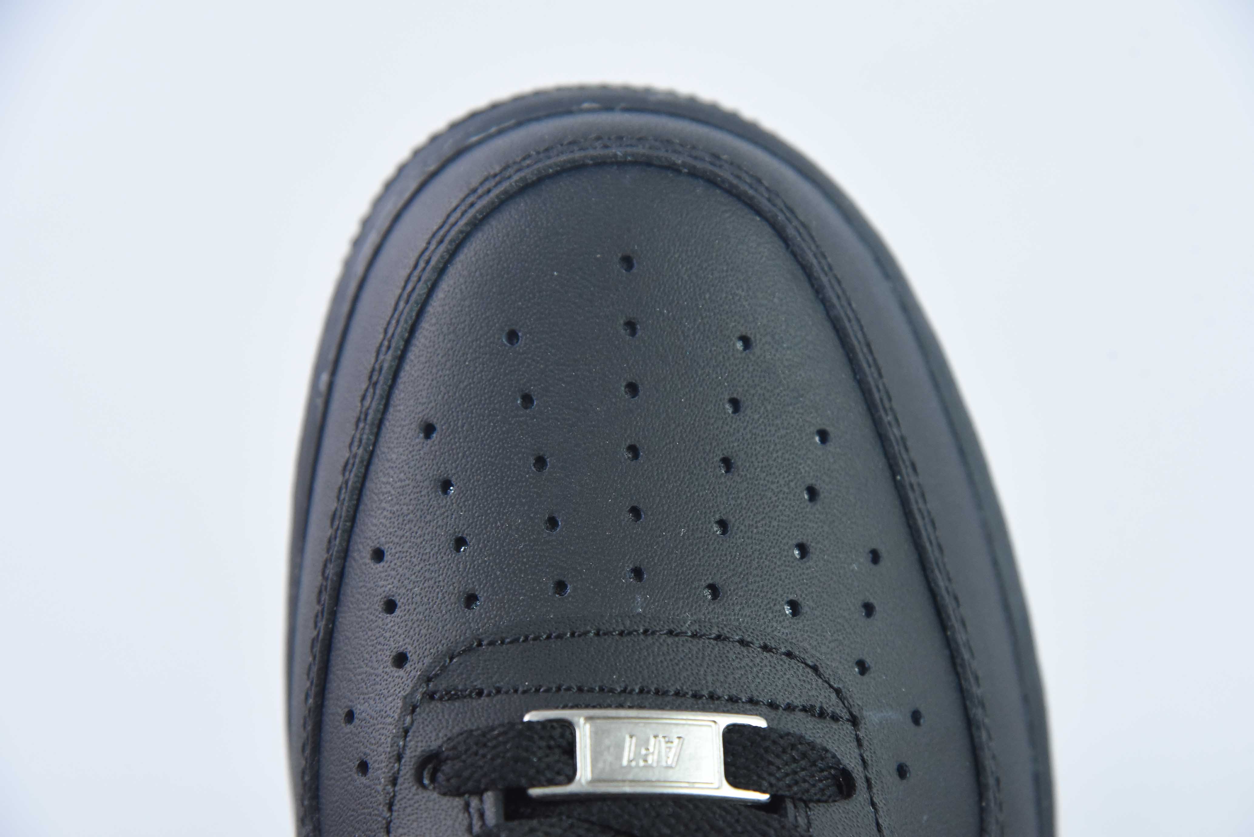 Nike Air Force 1 Low 空军一号低帮百搭休闲运动板鞋 黑武士纯黑 货号:DD8959-001
