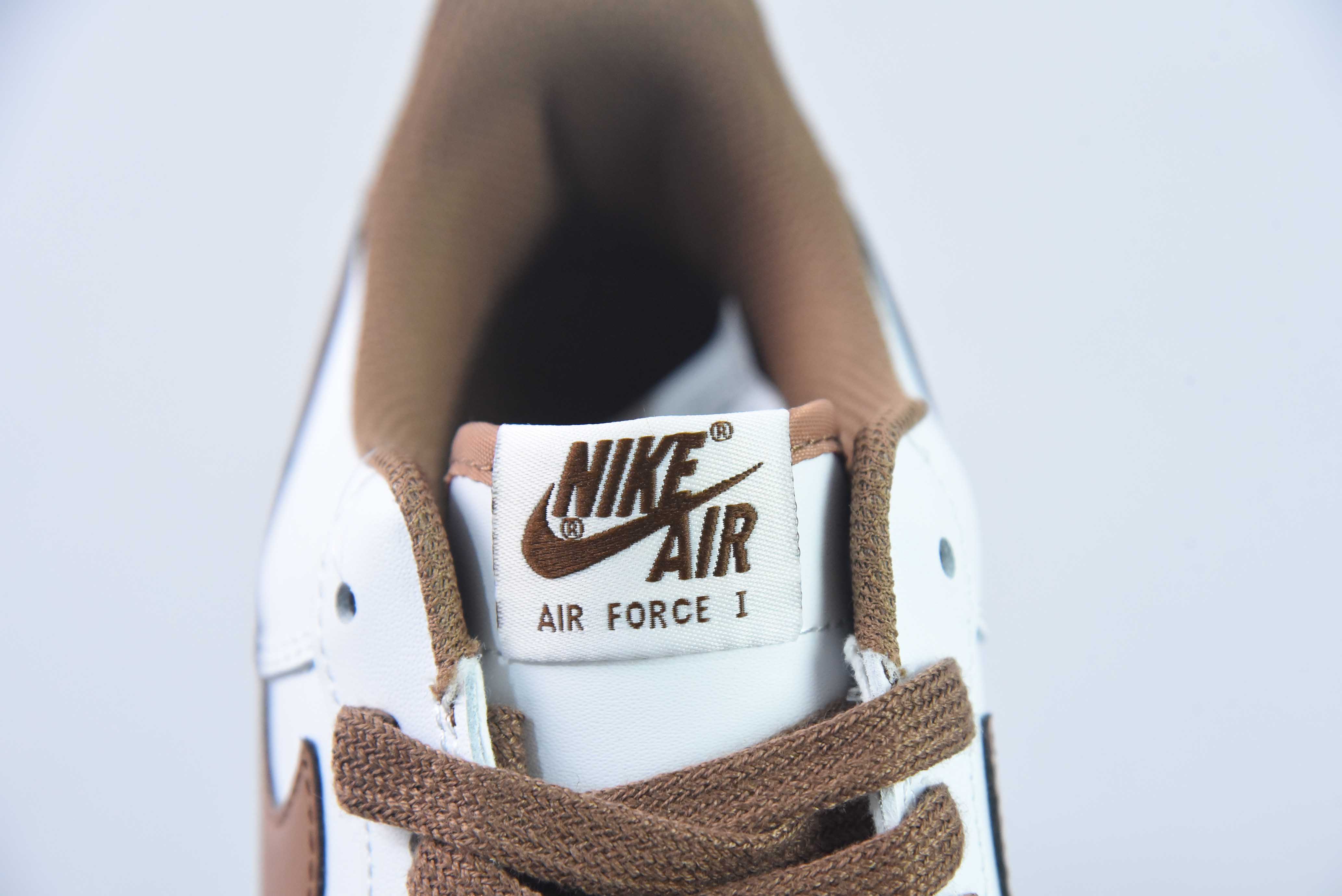 Nike Air Force 1 Low 空军一号低帮百搭休闲运动板鞋 白棕 货号:DH7561-100