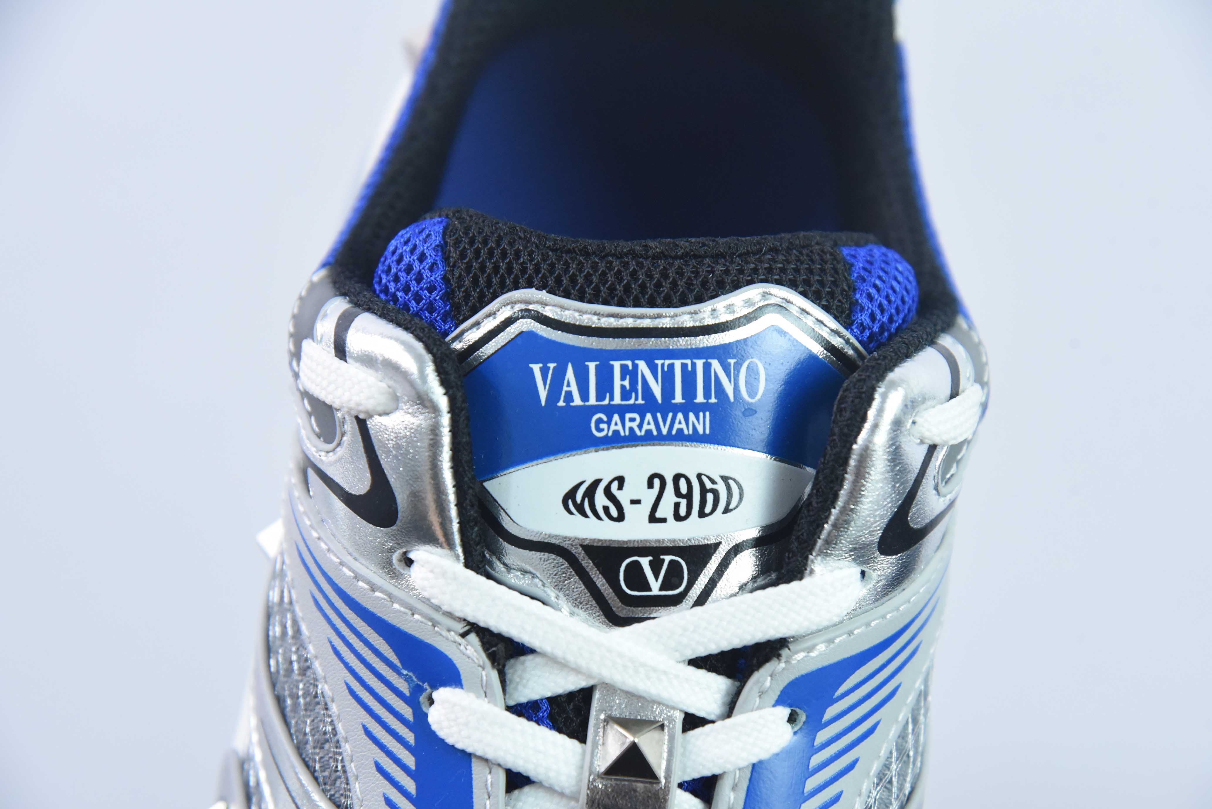 华伦天奴/Valentino Garavani MS-2960 Low-top Sneaker 铆钉系列低帮厚底老爹风增高百搭休闲运动鞋