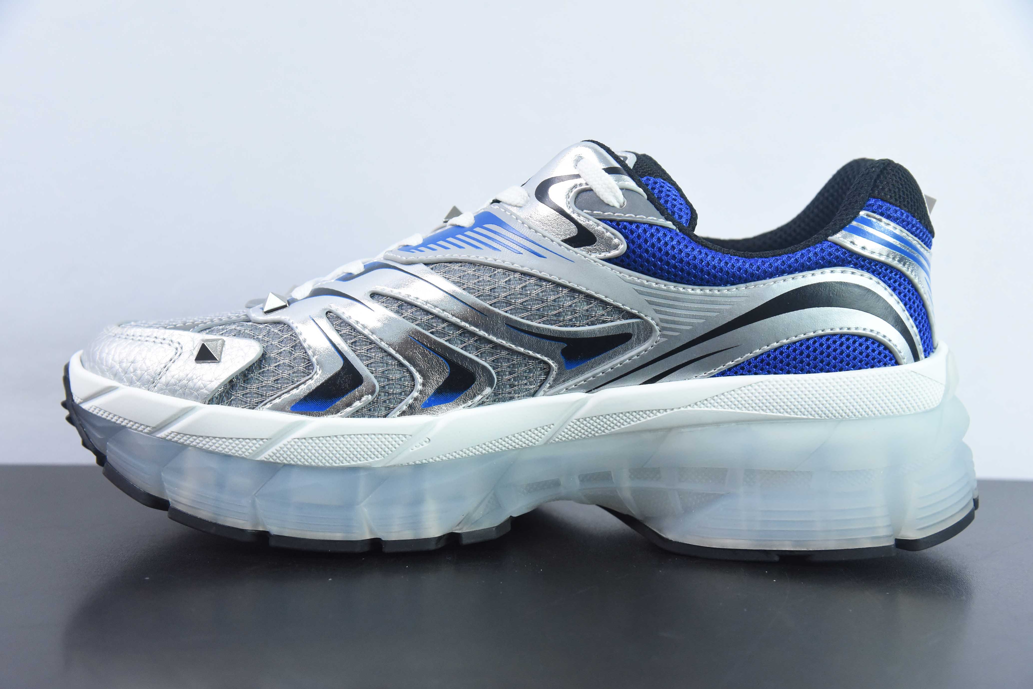 华伦天奴/Valentino Garavani MS-2960 Low-top Sneaker 铆钉系列低帮厚底老爹风增高百搭休闲运动鞋