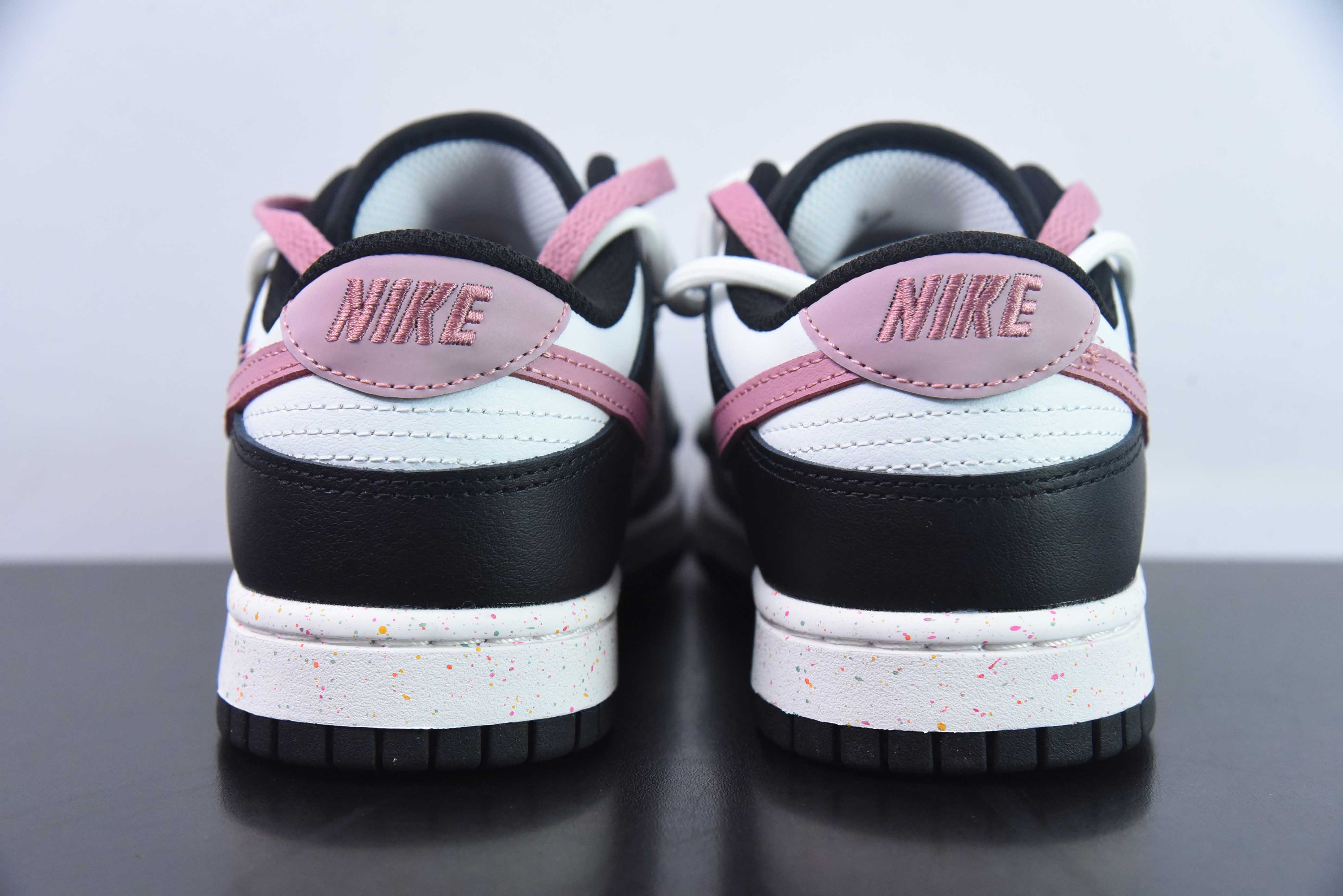 NK SB Dunk Low 解构活力三钩黑白粉 货号：FD4623-153