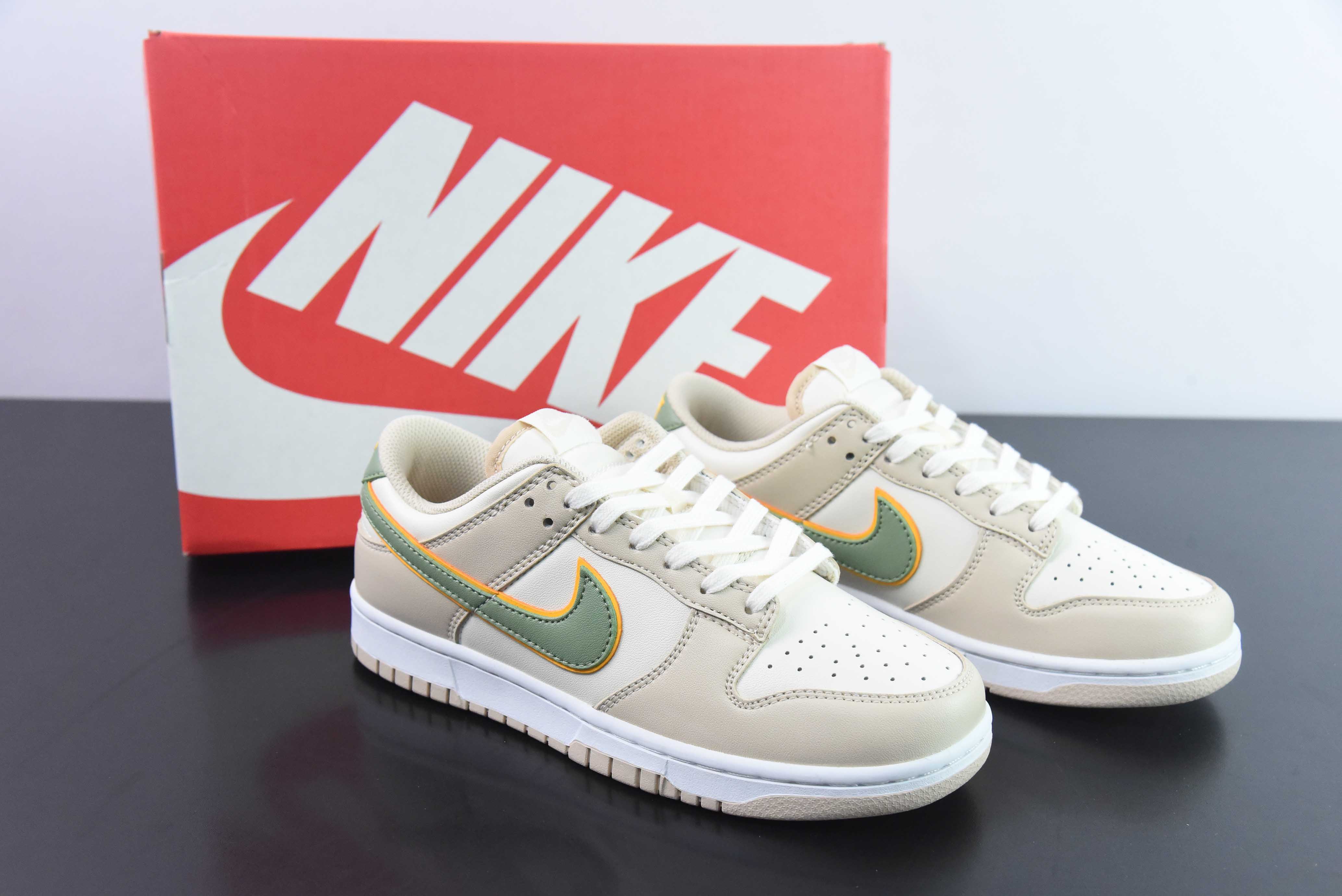Nike SB Dunk Low Light Tan黄绿色 小清新 货号:FQ6869 131