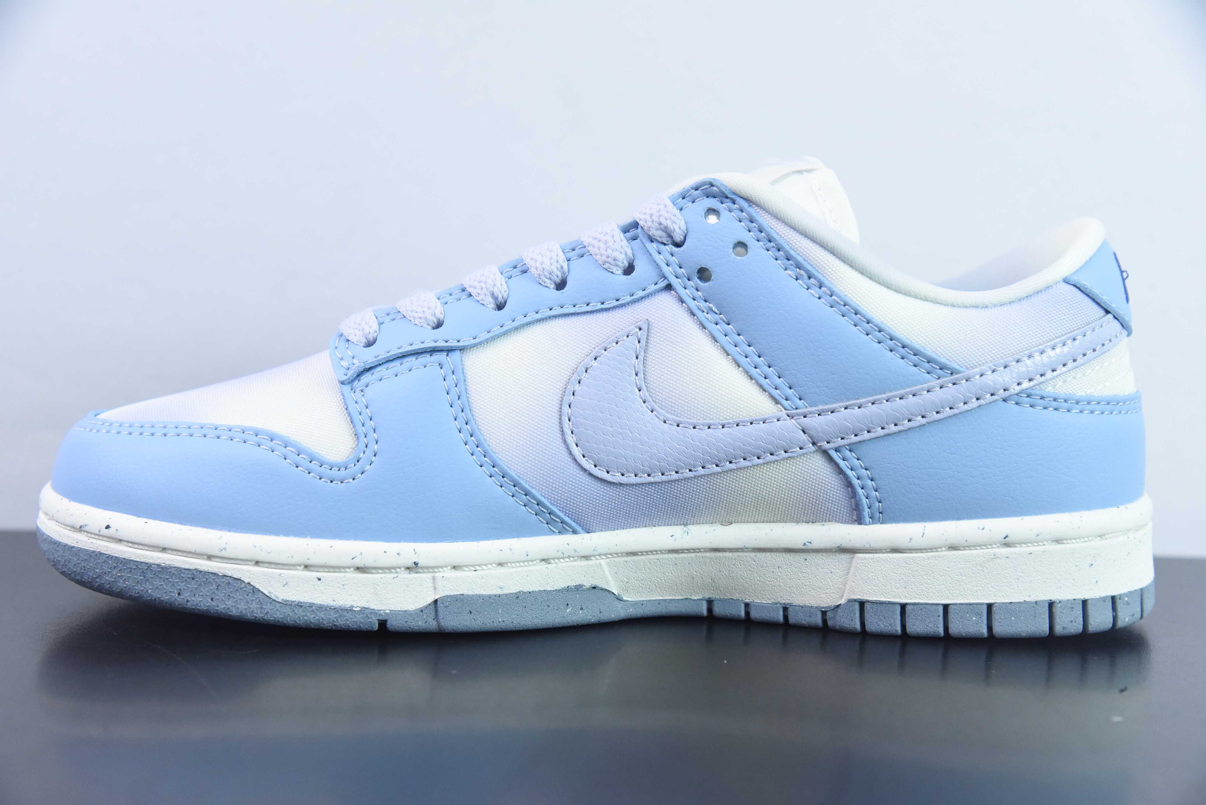 Nike SB Dunk Low GS蓝紫色 渐变 鳄鱼纹运动鞋 甜美风 货号：FN0323 400