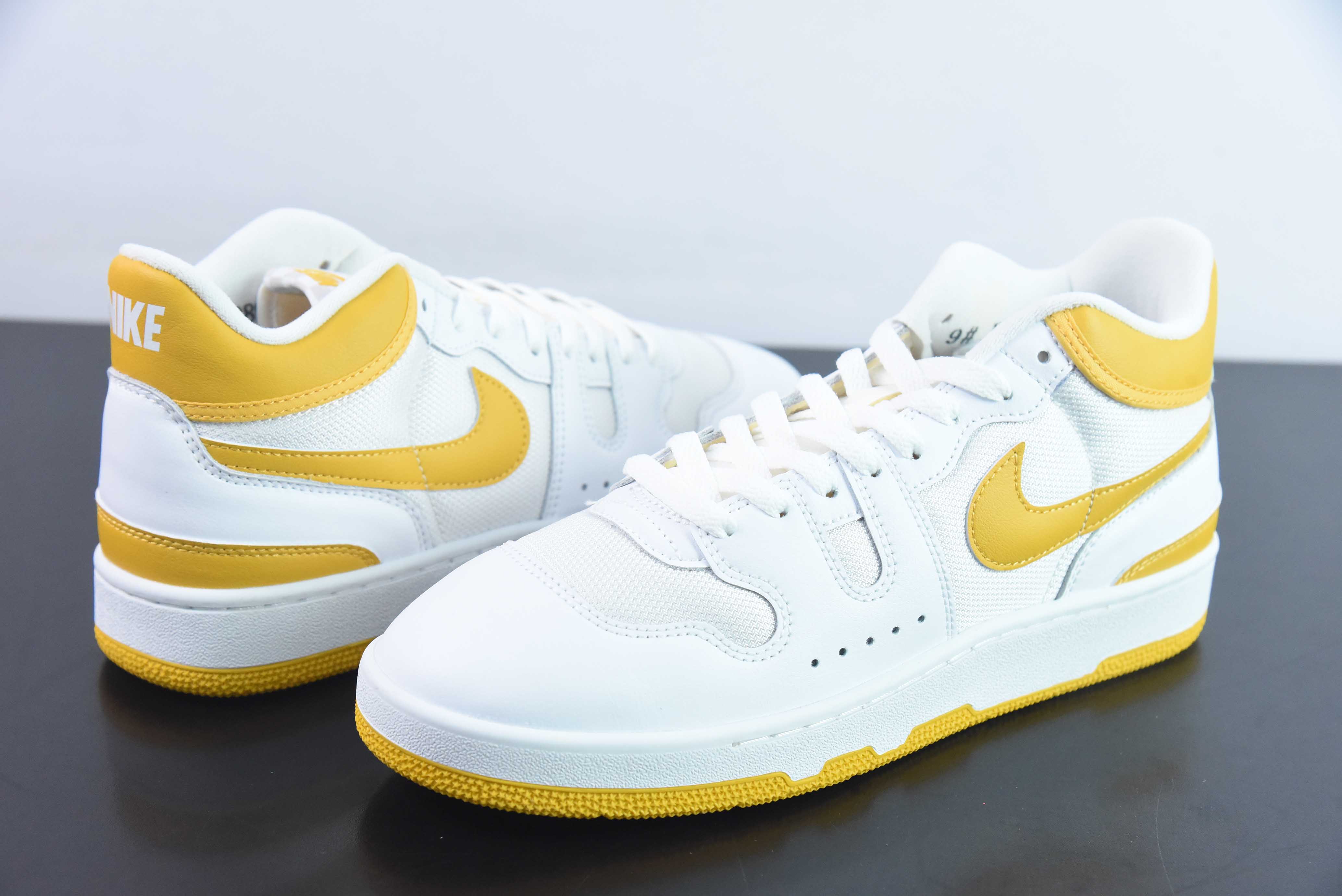 Nk Mac Attack QS"Light Smoke Grey/Black/White"休闲运动网球板鞋“OG黄白”FB8938-102