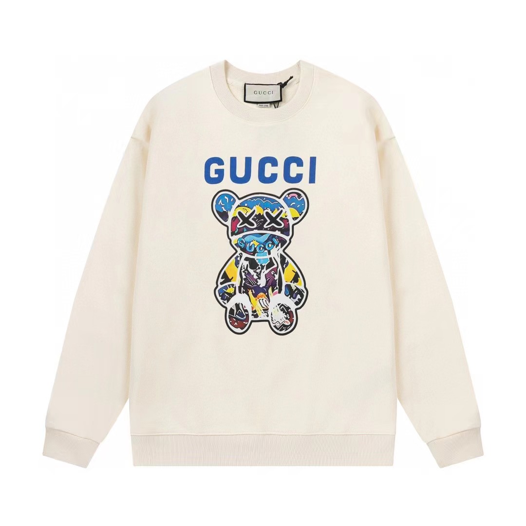 Gucci Kolor moreli Czarny Doodle Biały Unisex Kolekcja wiosenno-letnia Fashion