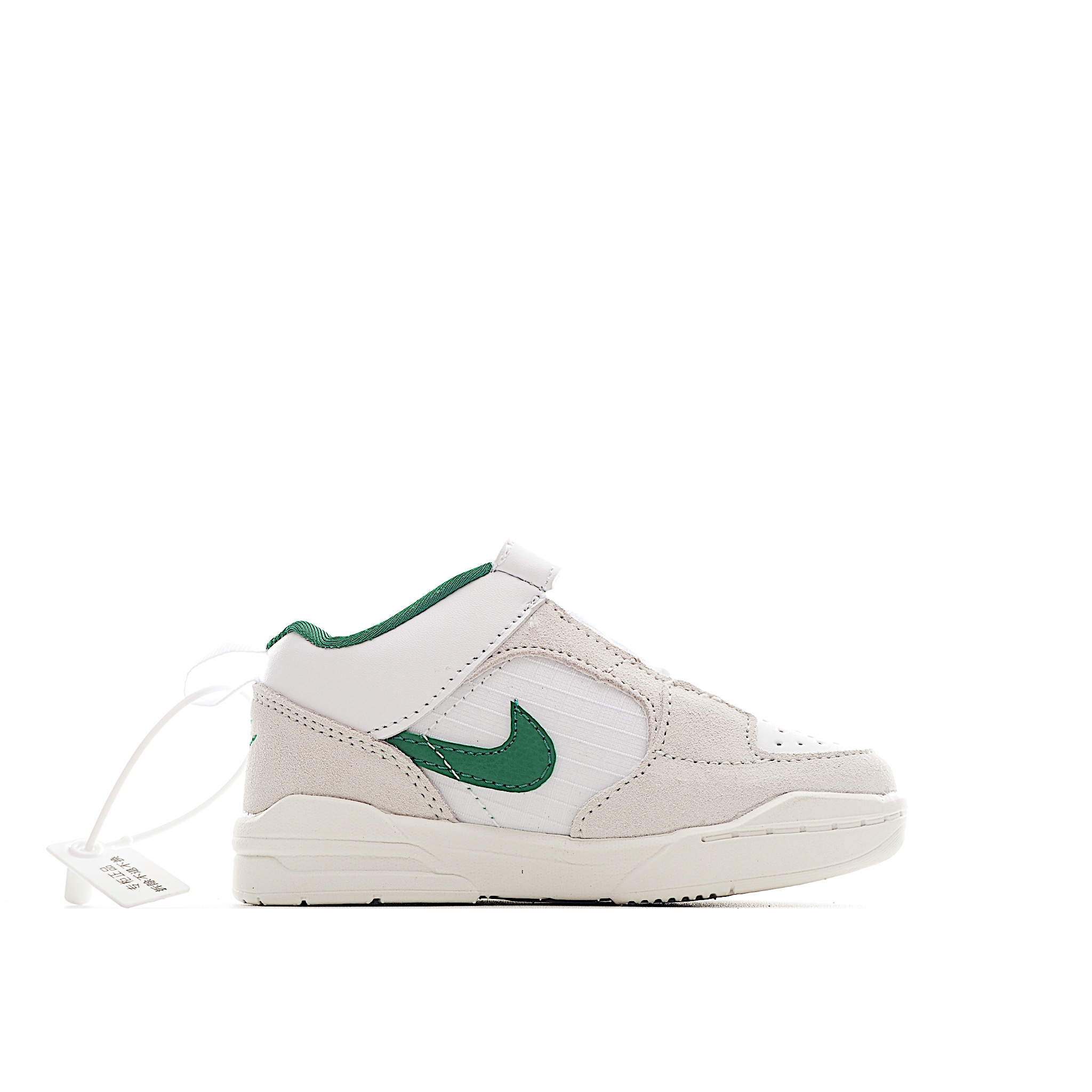 图片[3]-NK Jordan 90 儿童休闲鞋 NK Jordan 90 运动童鞋专为小宝贝打造，兼具舒适脚感与出众格调。鞋款从A1和AJ5中汲取设计灵感，是小宝贝日常玩耍的理想之选。鞋面采用结实皮革和合成材质，舒适耐穿，助力轻松玩乐。 尺码：小童24-27 大童28-37.5 货号：小童：3100 大童：5100-选品中心