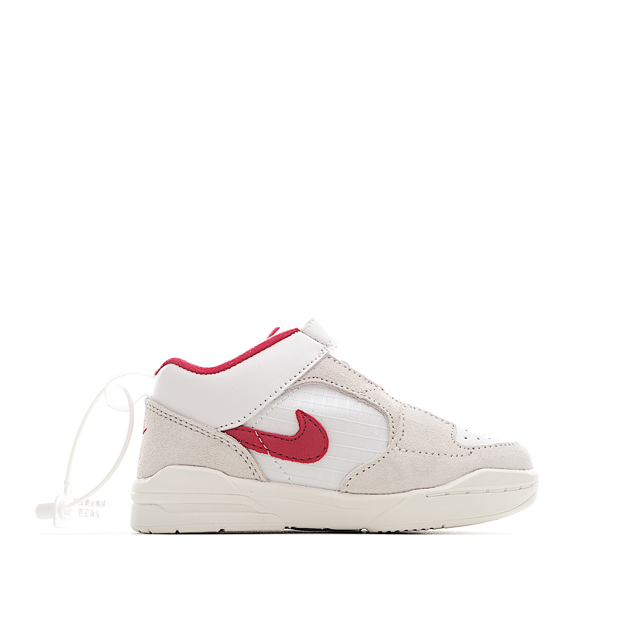 图片[3]-NK Jordan 90 儿童休闲鞋 NK Jordan 90 运动童鞋专为小宝贝打造，兼具舒适脚感与出众格调。鞋款从A1和AJ5中汲取设计灵感，是小宝贝日常玩耍的理想之选。鞋面采用结实皮革和合成材质，舒适耐穿，助力轻松玩乐。 尺码：小童24-27 大童28-37.5 货号：小童：3100 大童：5100-选品中心