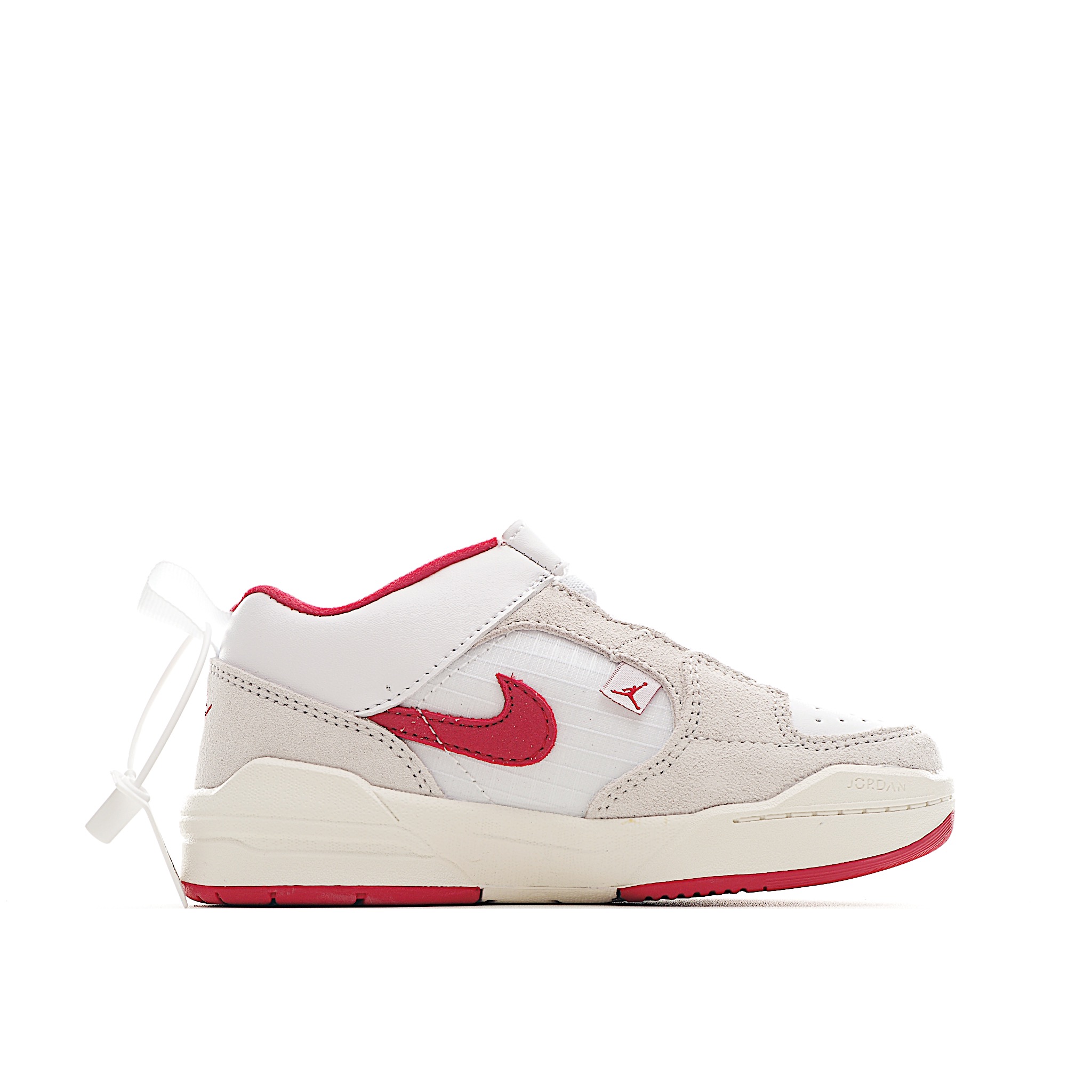 图片[7]-NK Jordan 90 儿童休闲鞋 NK Jordan 90 运动童鞋专为小宝贝打造，兼具舒适脚感与出众格调。鞋款从A1和AJ5中汲取设计灵感，是小宝贝日常玩耍的理想之选。鞋面采用结实皮革和合成材质，舒适耐穿，助力轻松玩乐。 尺码：小童24-27 大童28-37.5 货号：小童：3100 大童：5100-选品中心