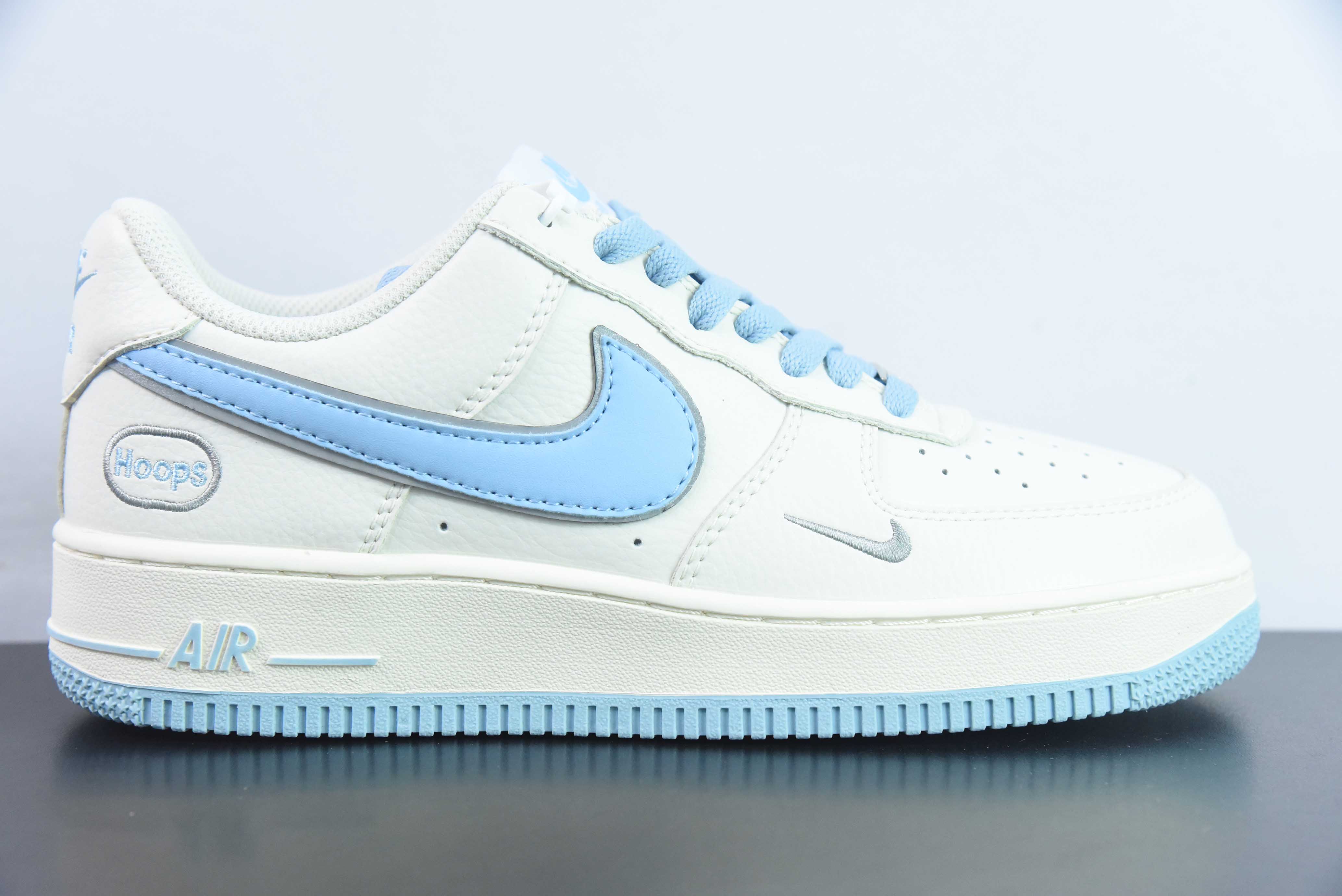 FAL19535537 Hoops x Nike Air Force 1 Low '07 colaboración Air Force One de caña baja, zapatillas de skate casuales en a…