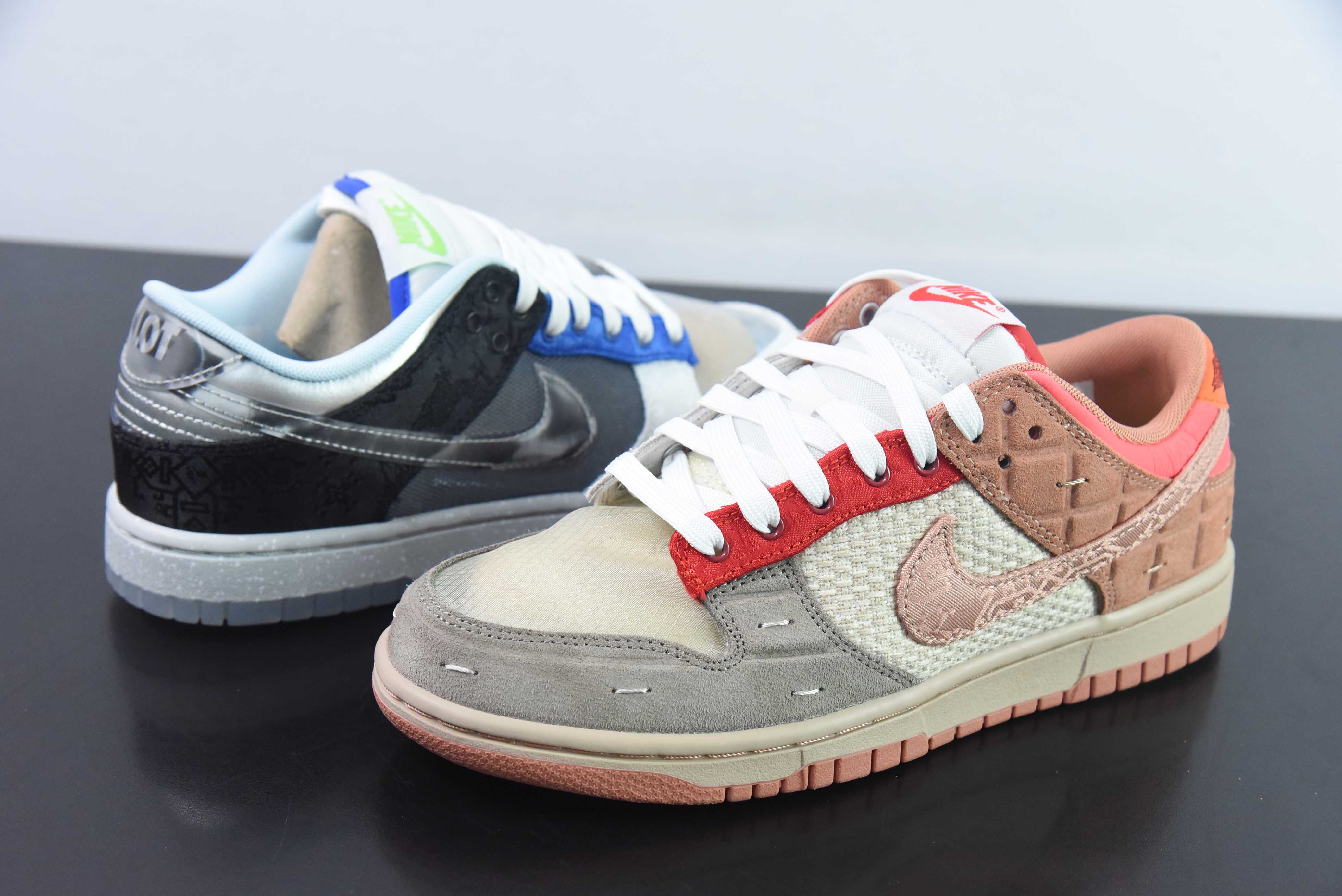 CLOT x Dunk 联名款 棕蓝灰陈冠希主理凝结集团 联名款限定款板鞋