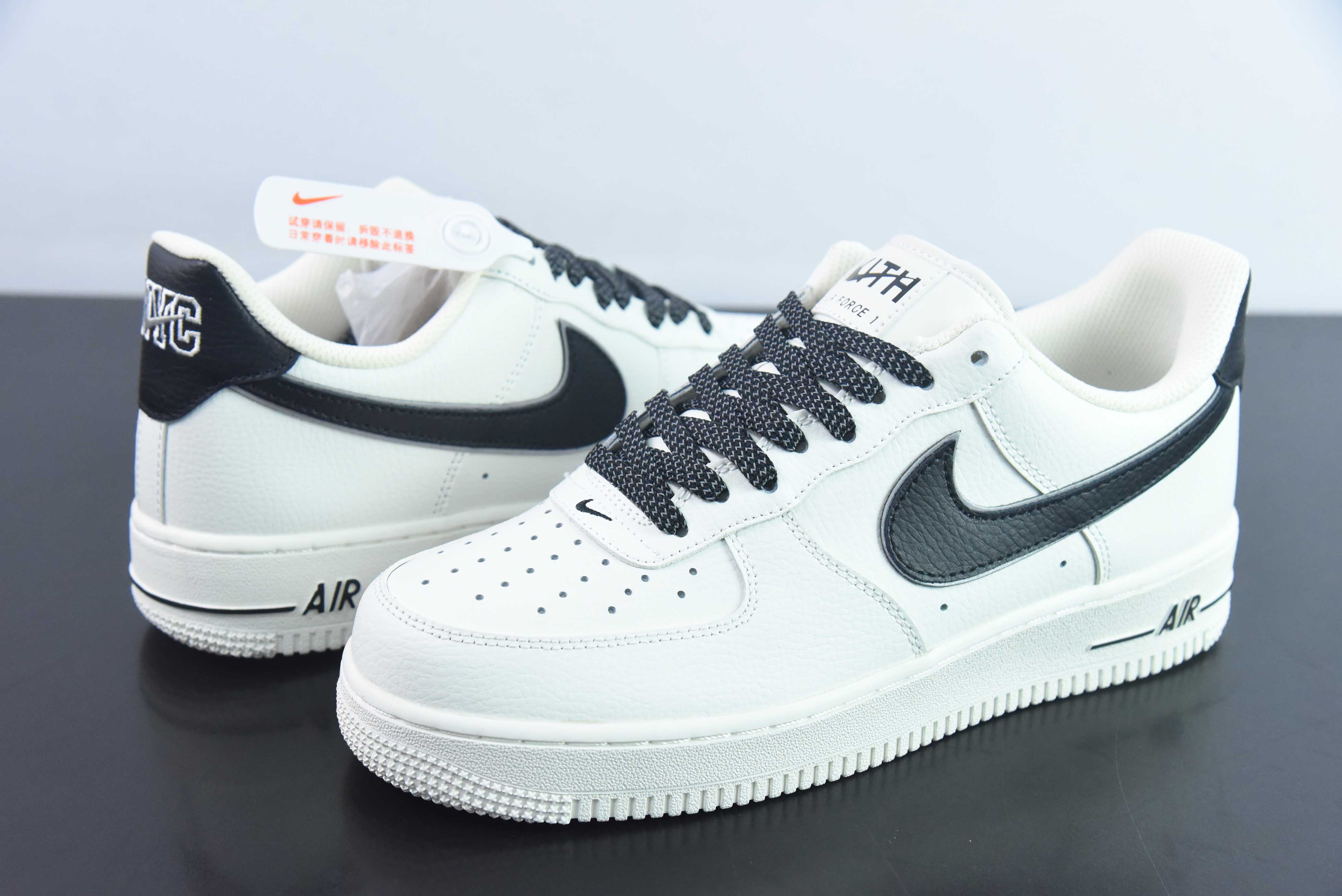 Air Force 1 Low NYC米白黑 空军一号低帮休闲运动板鞋 货号:NY9668-235