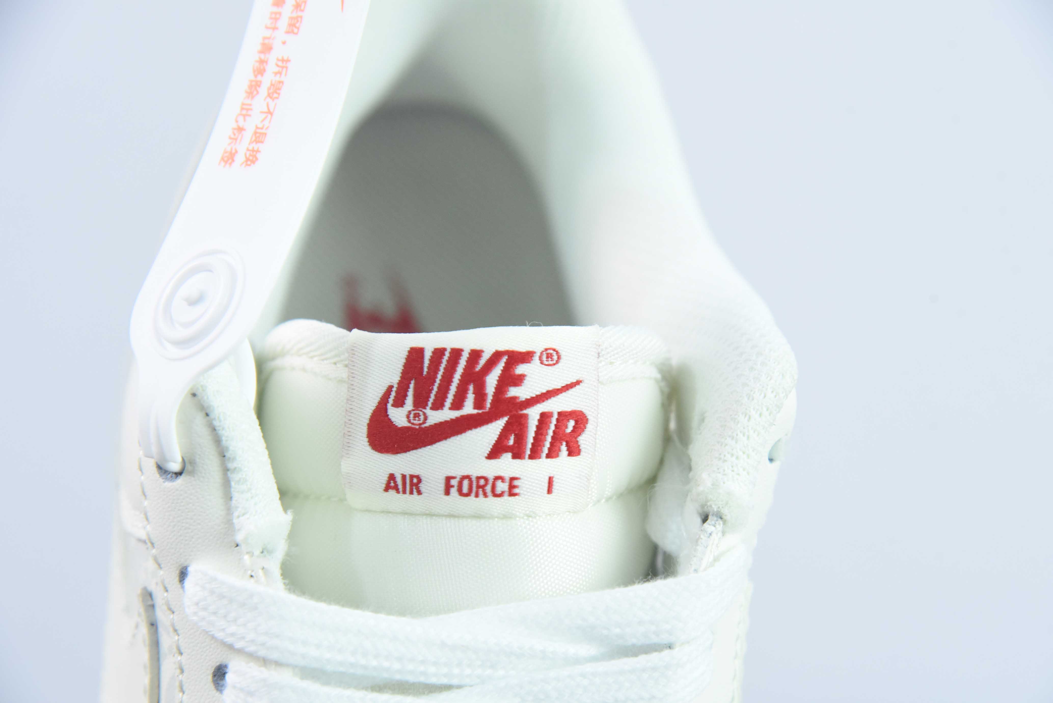 路易威登Louis Vuitton x Nike Air Force 1空军一号经典“OW联名米白黑红LV印花”