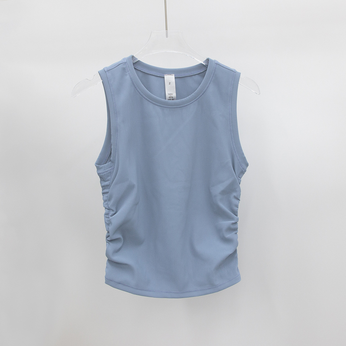 Lululemon All It Takes tank everyday light blue and white yoga