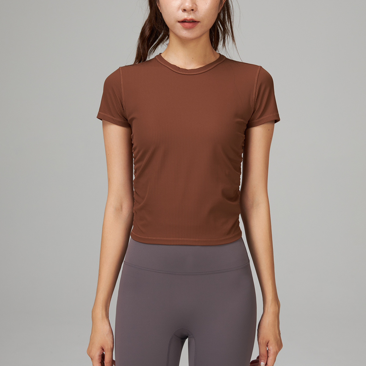 Lululemon All It Takes t-shirt yoga light gray