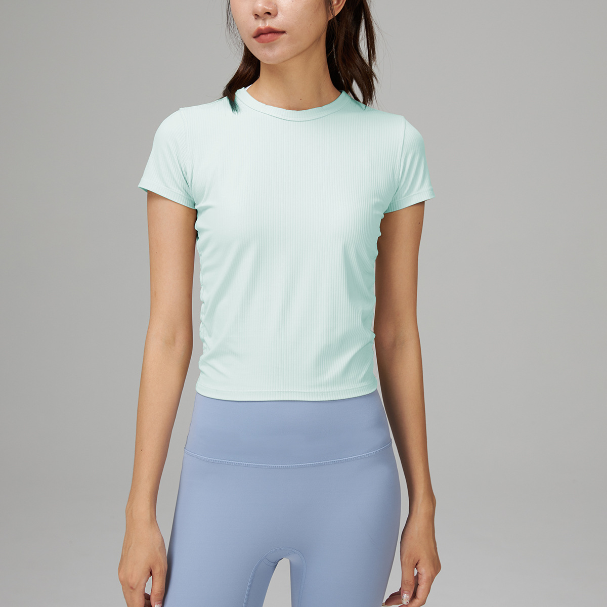 Lululemon All It Takes t-shirt yoga light gray