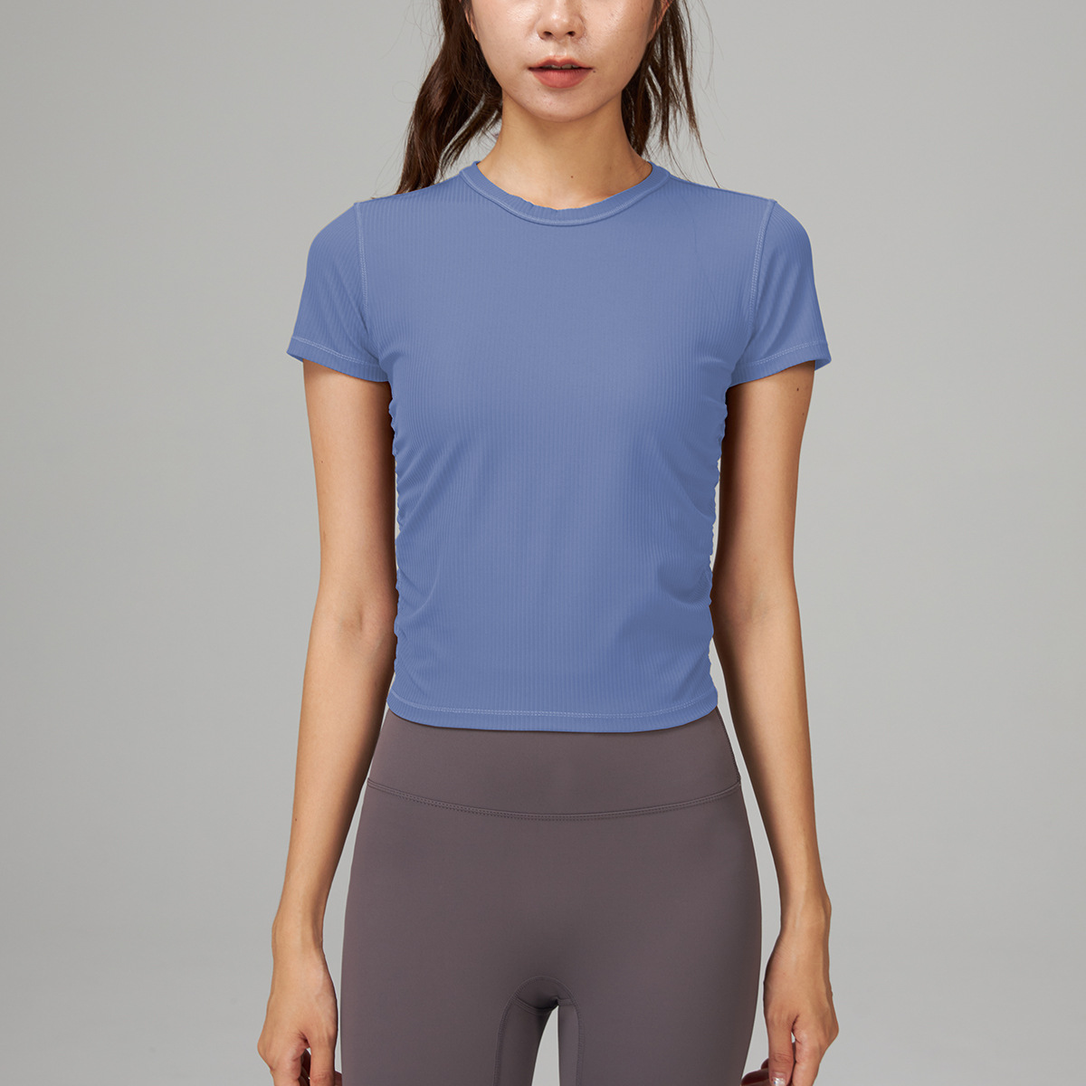Lululemon All It Takes t-shirt yoga light gray