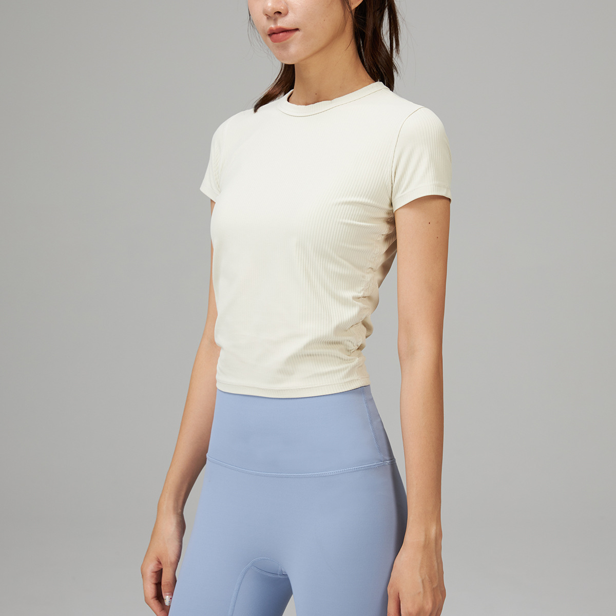 Lululemon All It Takes t-shirt yoga light gray
