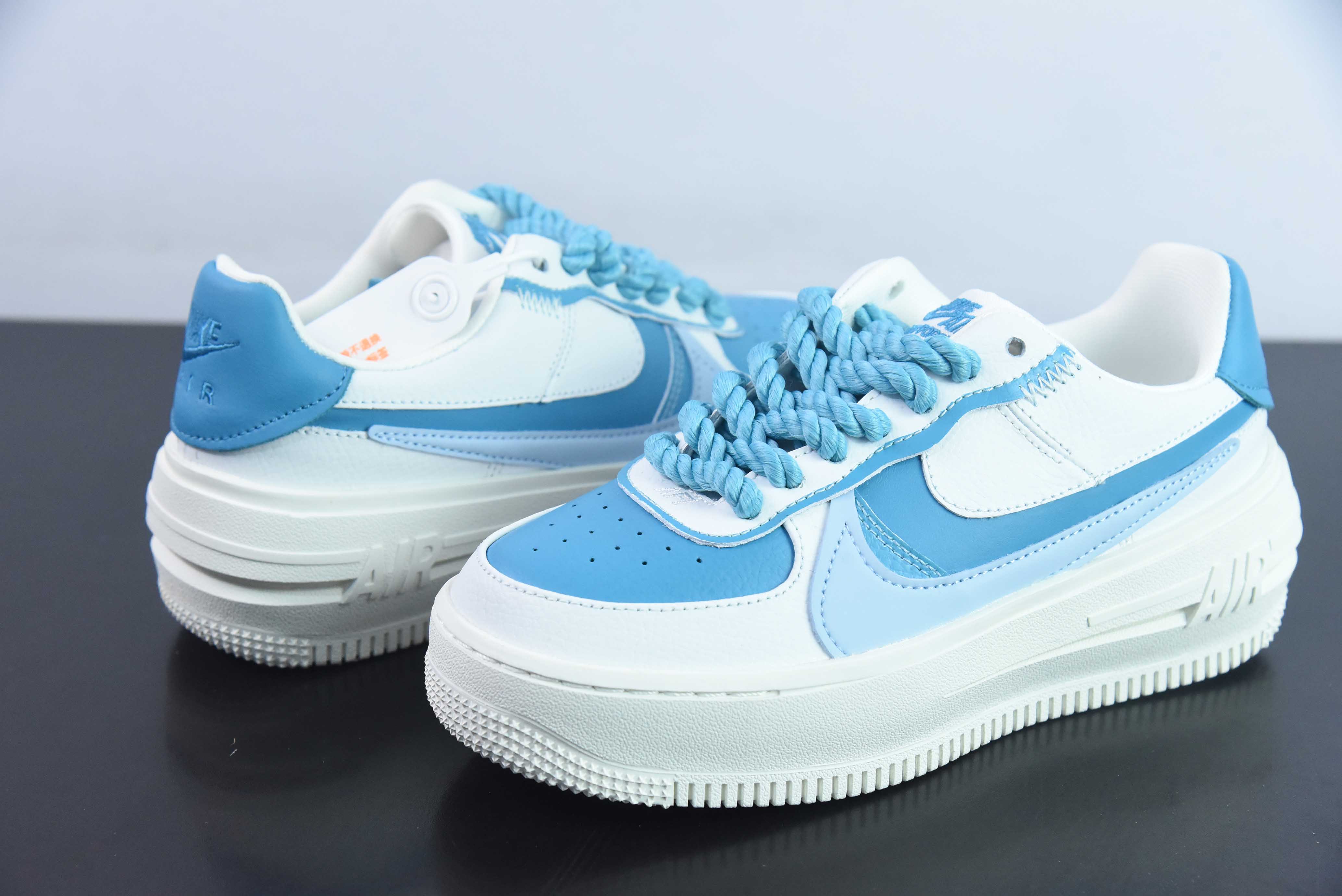 Nike Air Force 1 Low 07 PLT.AF.ORM 白蓝运动鞋 货号：DJ9946 111