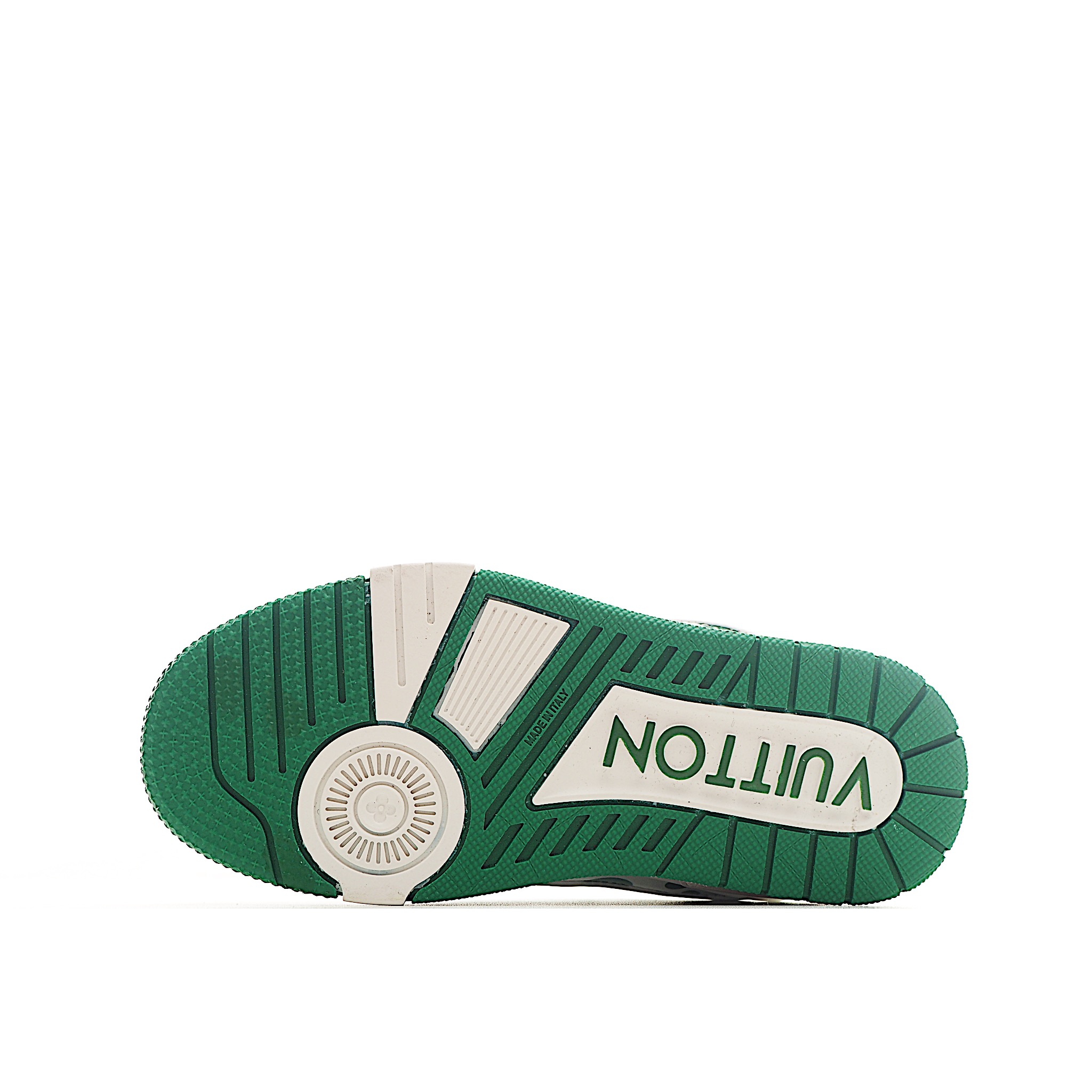 图片[6]-LV 休闲时尚儿童板鞋 LVx YK T运动鞋来自LV联名合作系列，在牛皮革表面描绘先锋艺术家笔下的无限波点，创意升级V A创作的经典鞋履，鞋后标注合作系列标识。 尺码：26-37 货号：白绿色-选品中心