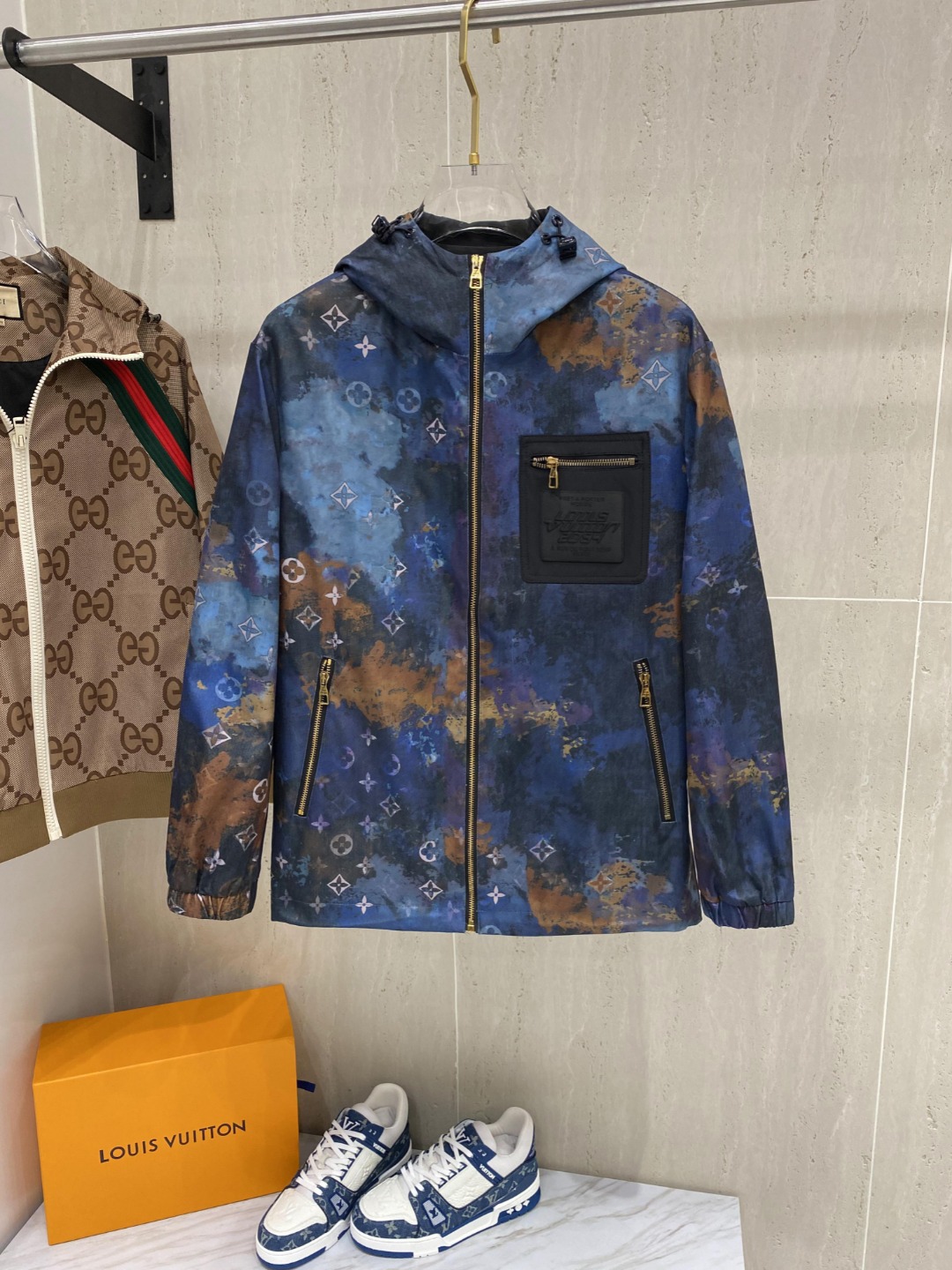 How to start selling replica
 Louis Vuitton Clothing Coats & Jackets Practical And Versatile Replica Designer
 Black Blue Navy Silver Printing Men Cotton Denim Spring/Summer Collection Casual