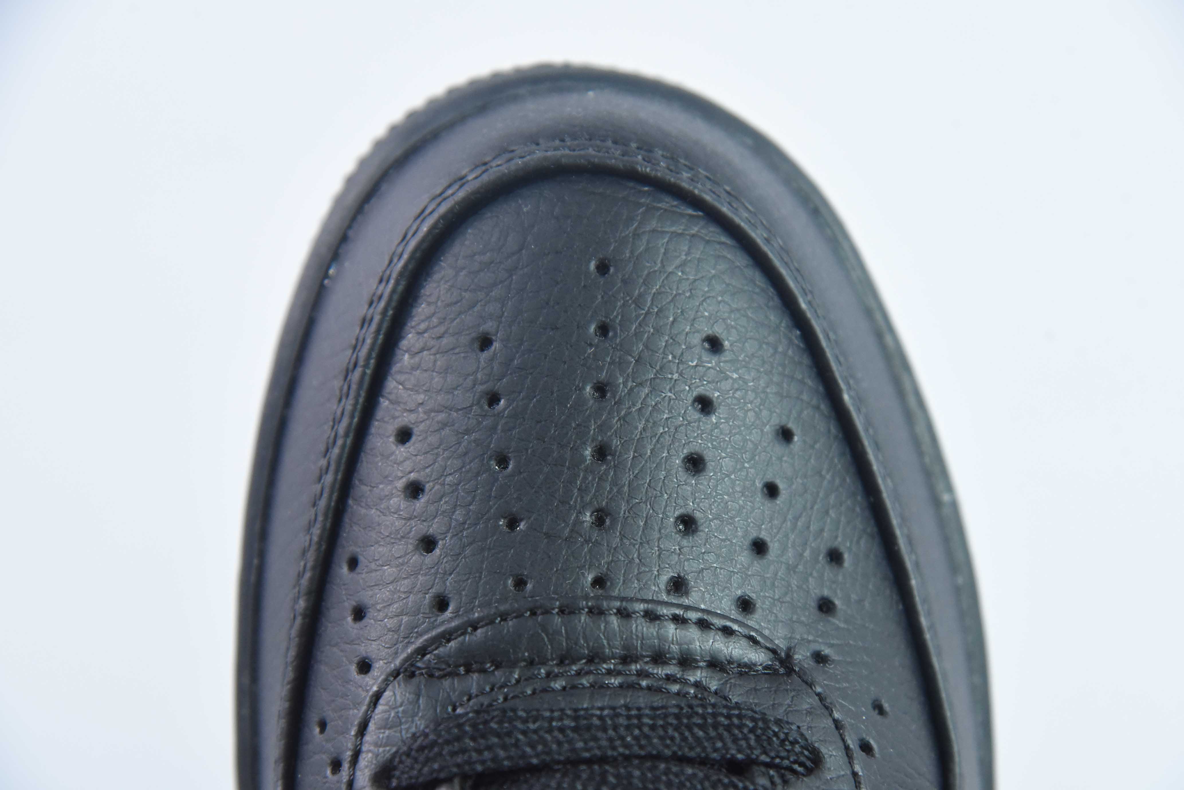 Nike Air Force 1’07 Low"空军一号系列 “皮革白黑放大钩子”CI9553-001