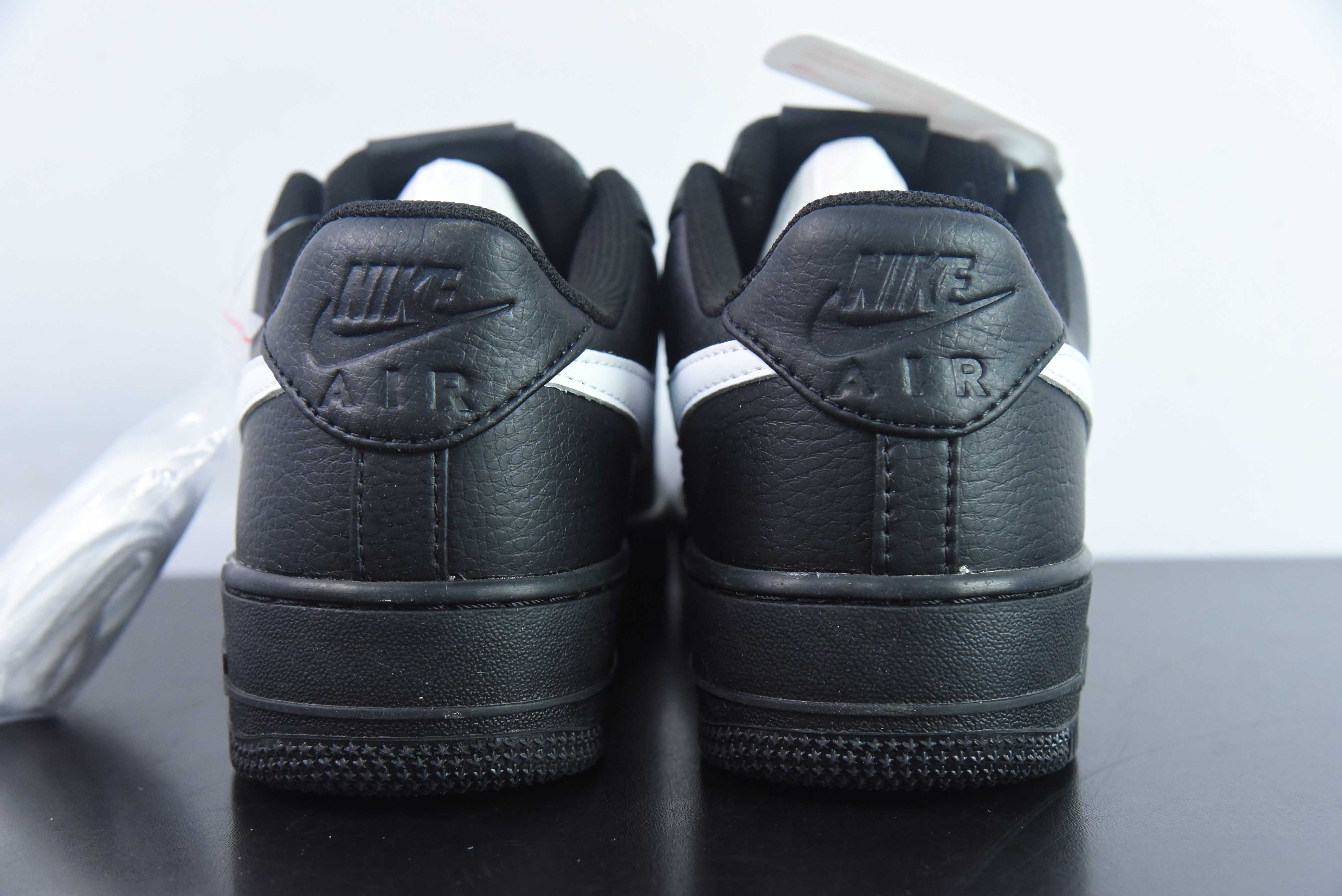 Nike Air Force 1’07 Low"空军一号系列 “皮革白黑放大钩子”CI9553-001