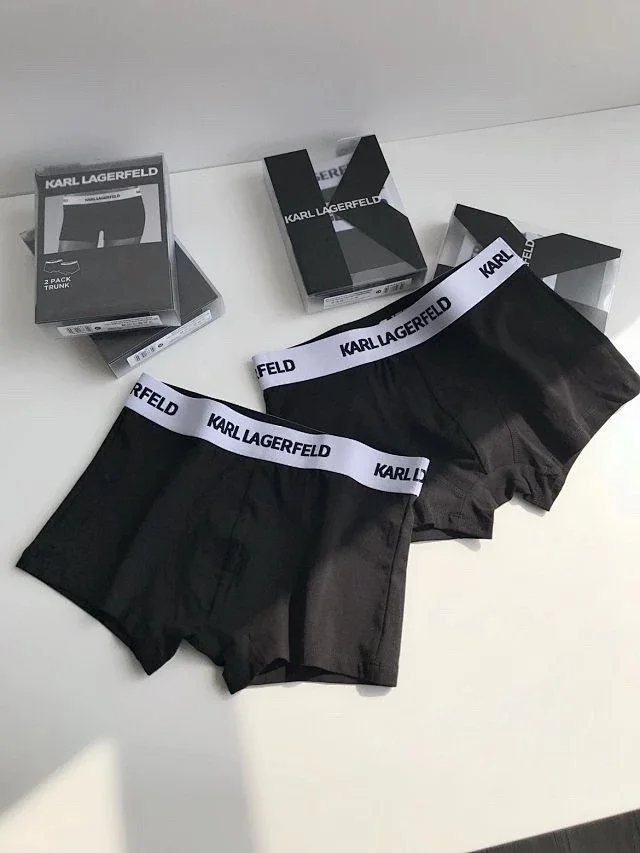 原单男士内裤盒装Karllagerfeld 卡尔拉格斐🌟 自由活动：精密的剪裁和伸缩性面料确保你在任何活