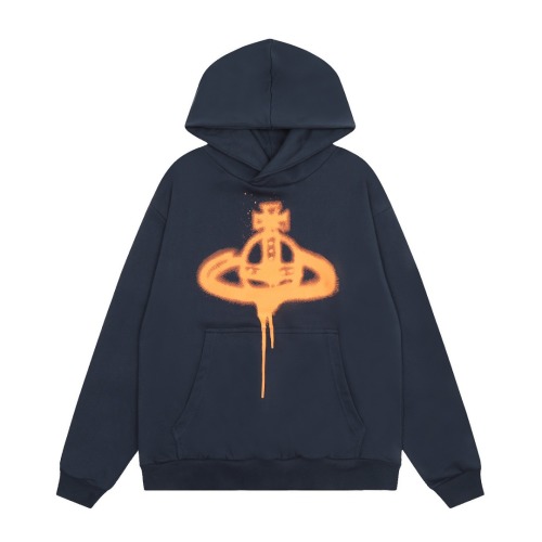 Vivienne Westwood Classic Inkjet Saturn Hoodie Trendy Oversized Fit 1 Vivienne Westwood Classic Inkjet Saturn Hoodie Trendy Oversized Fit