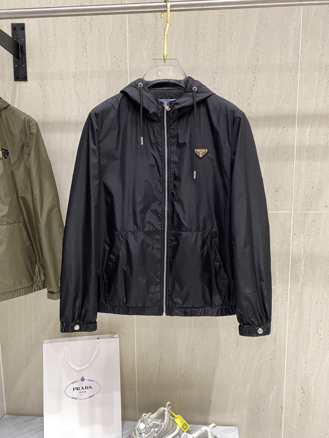Prada Clothing Coats & Jackets Black Spring Collection Fashion Casual
