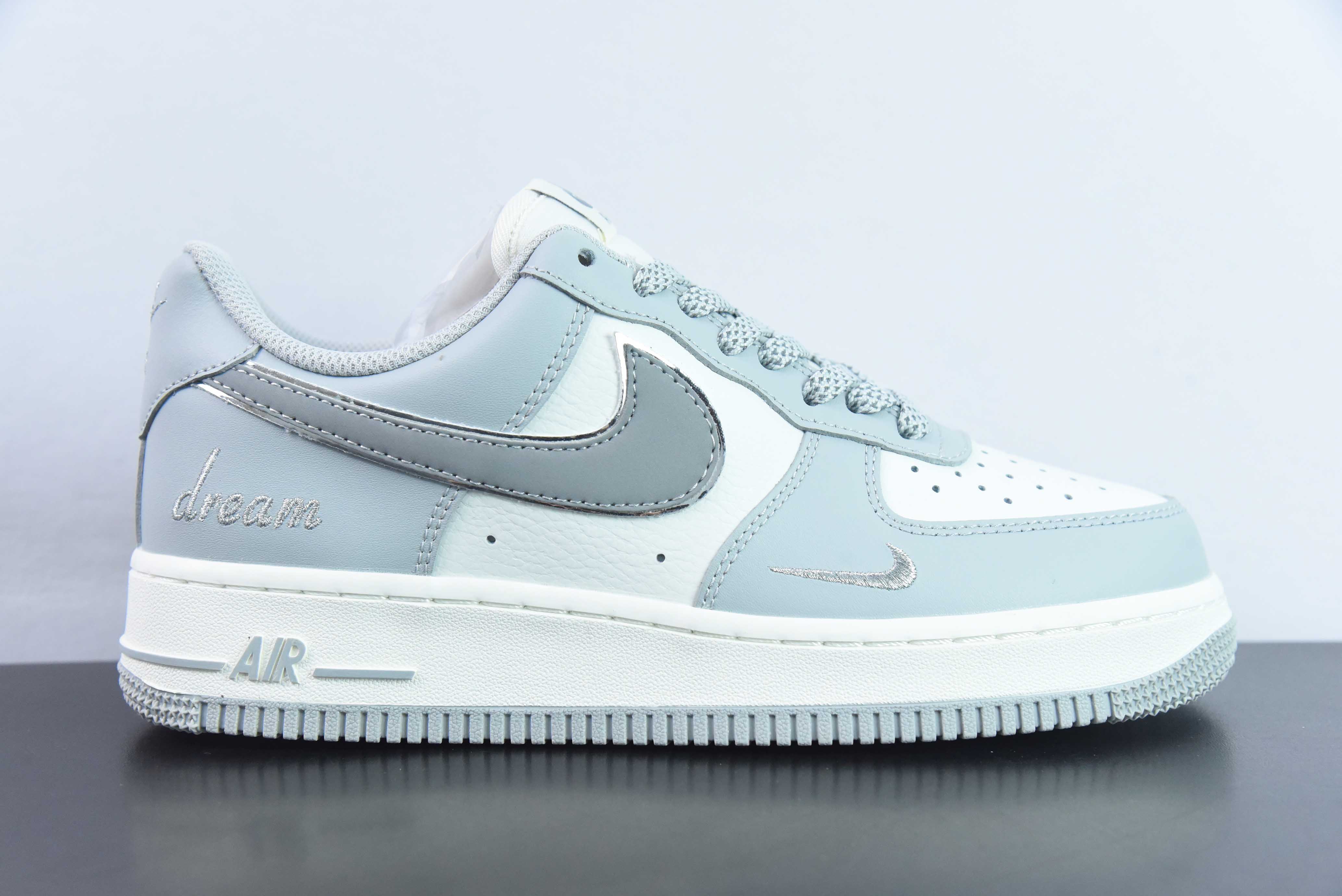 JAW77265430 Nike Air Force 1 Low '07 "dream" gris oscuro beige gancho pequeño caña baja Air Force 1 zapatillas casuales…