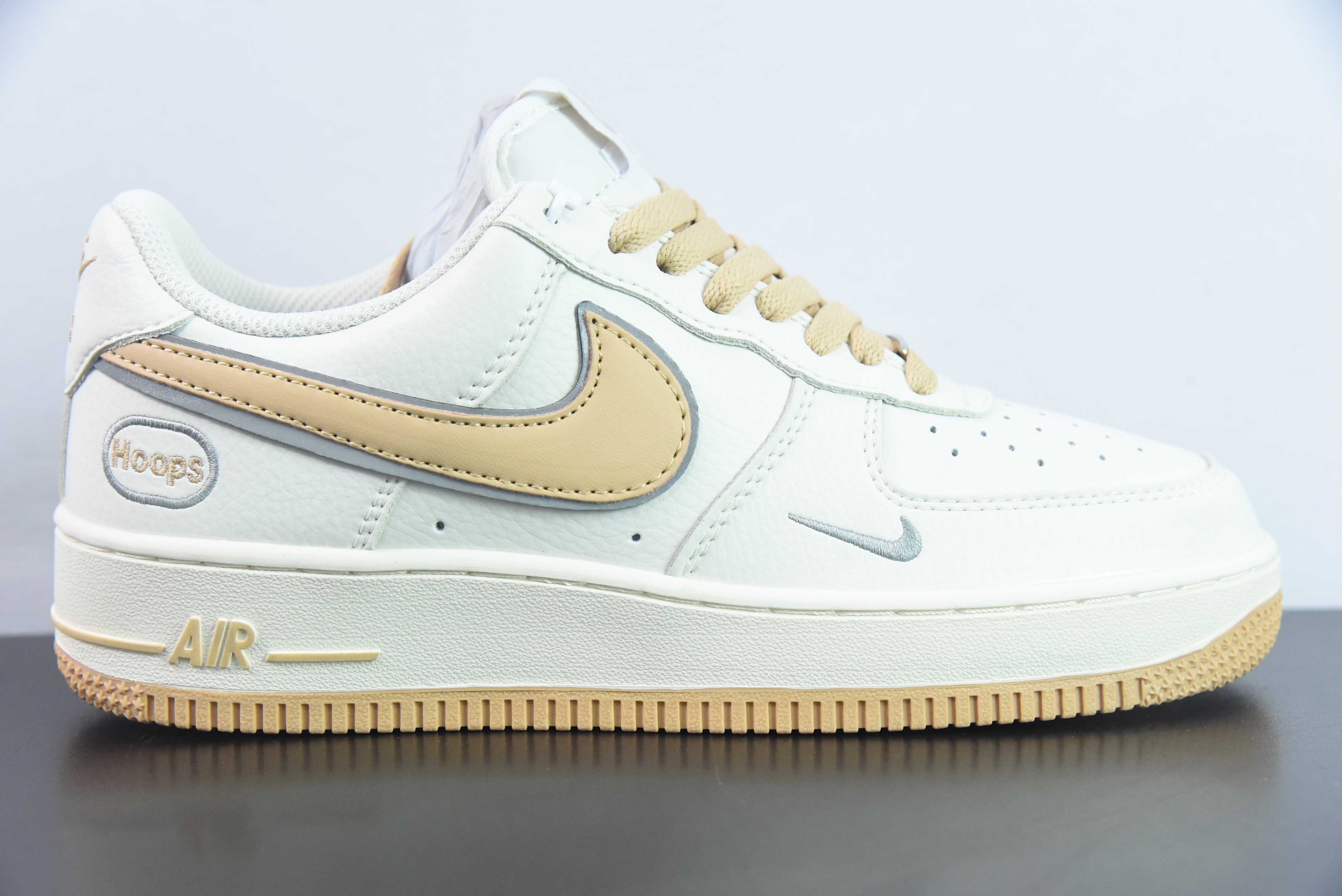 EAY99853233 Nike Air Force 1 Low Hoops gancho pequeño bordado Air Force 1 caña baja zapatillas casuales deportivas núme…
